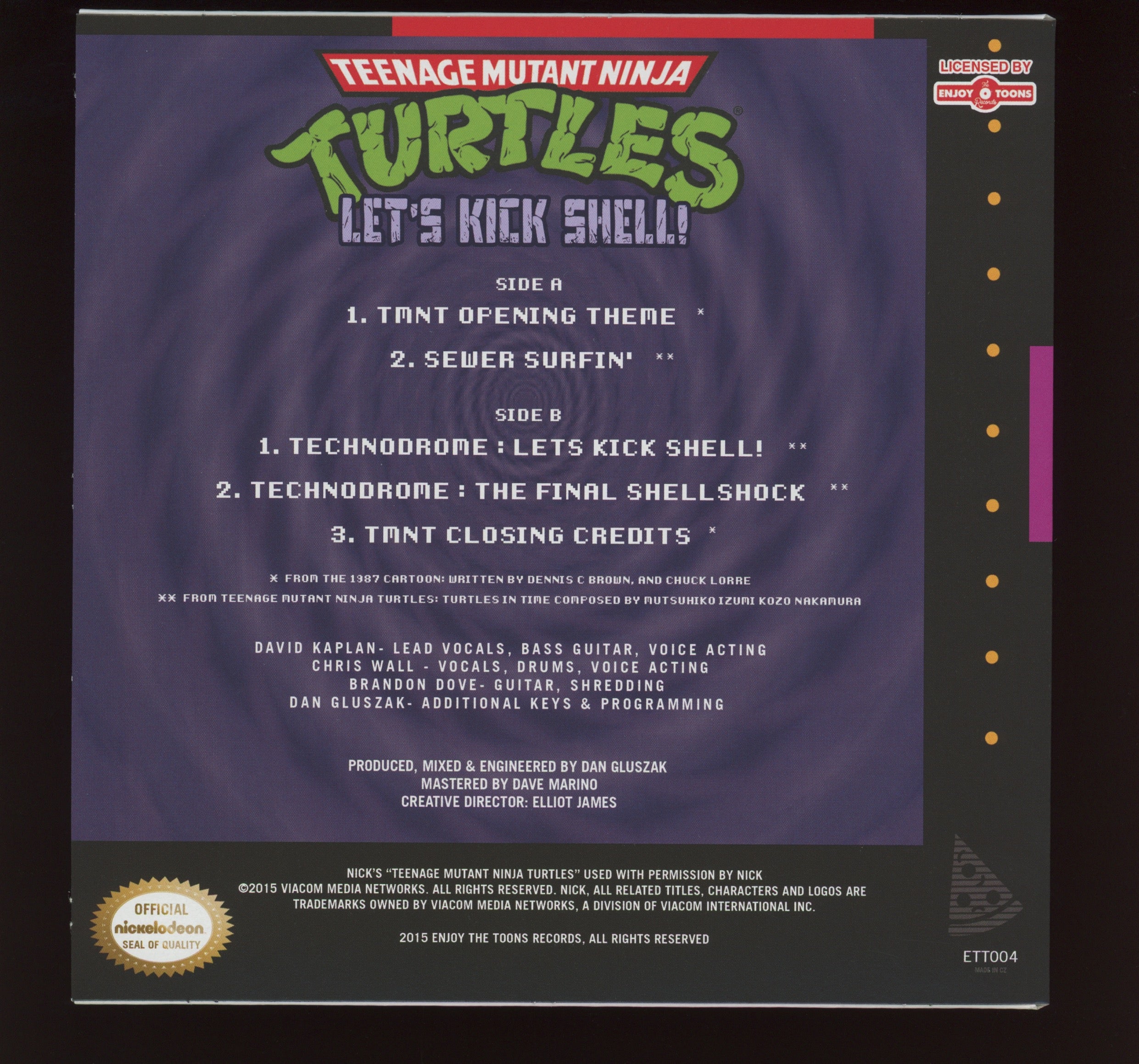 Teenage Mutant Ninja Turtles - Let's Kick Shell on Enjoy the Toons Limited Purple Foot Clan