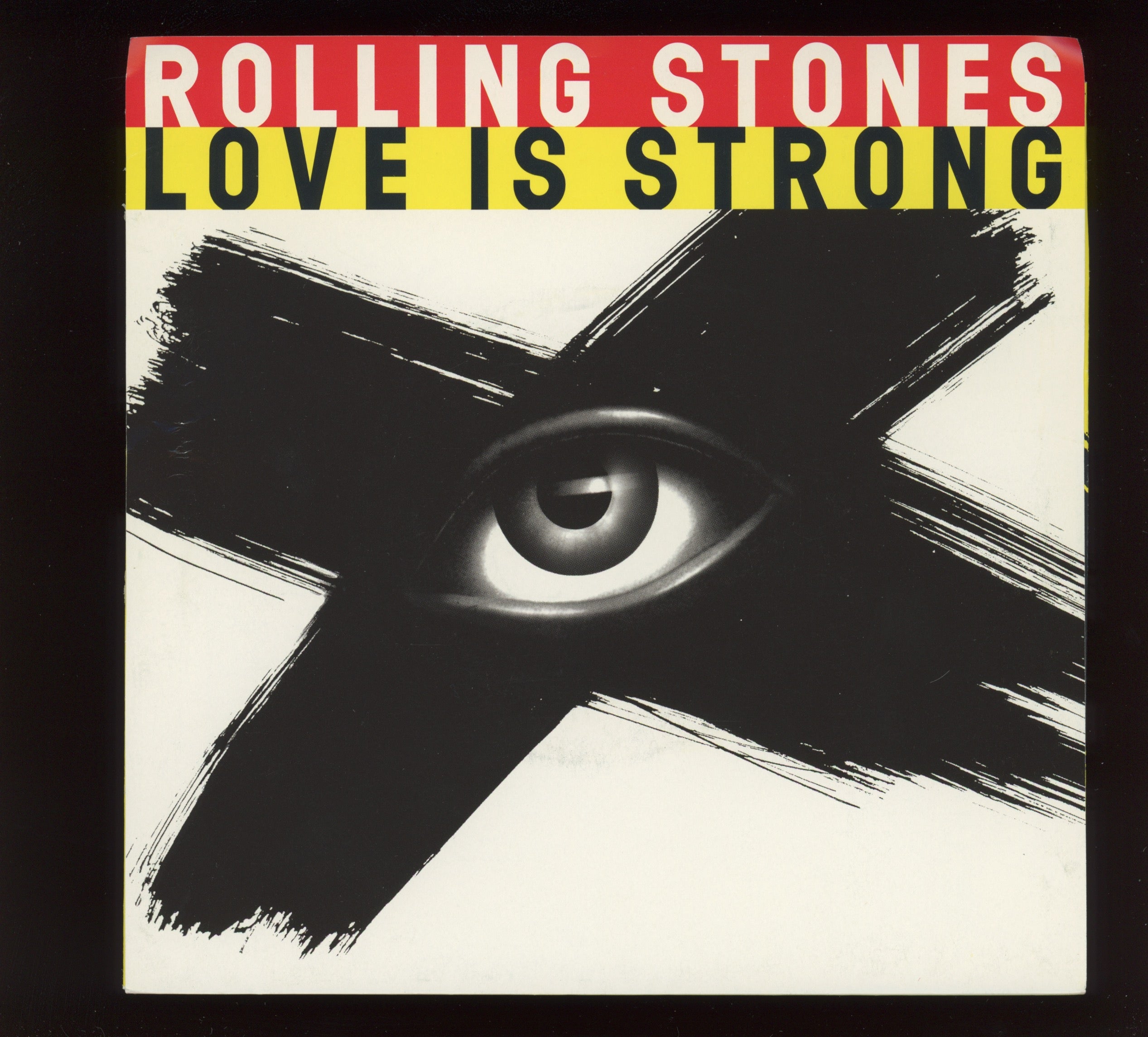 The Rolling Stones - Love Is Strong on Rolling Stones Virgin With Picture Sleeve