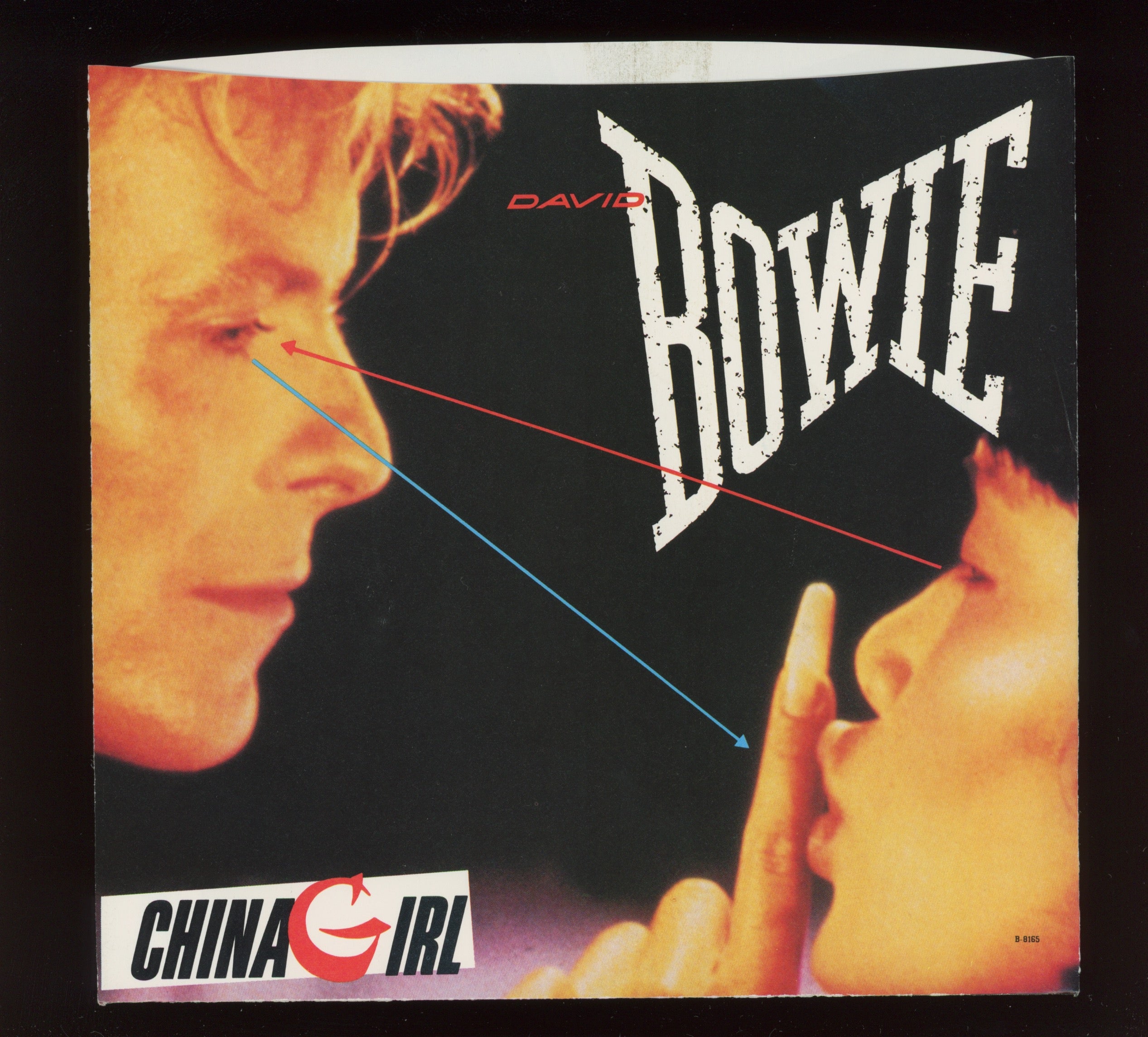 David Bowie - China Girl on EMI America With Picture Sleeve
