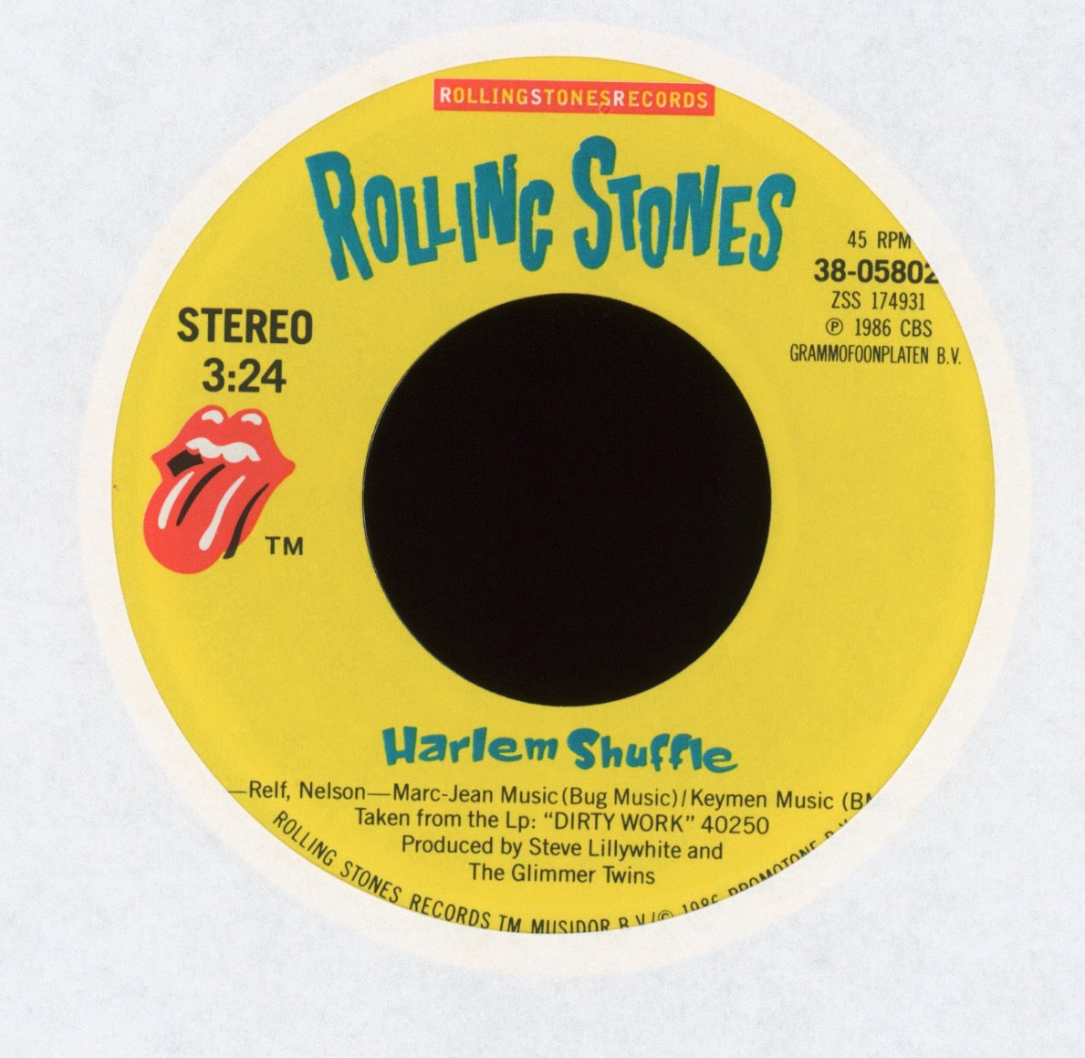 The Rolling Stones - Harlem Shuffle on Rolling Stones Records