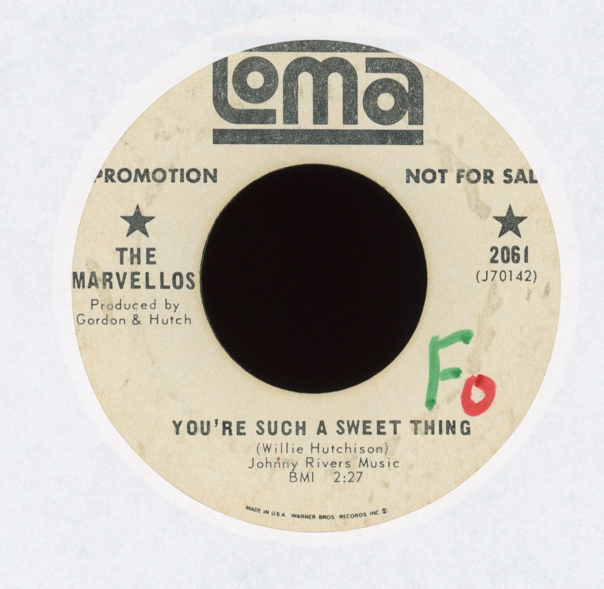 The Marvellos - Why Do You Want To Hurt The One That Loves You on Loma Promo