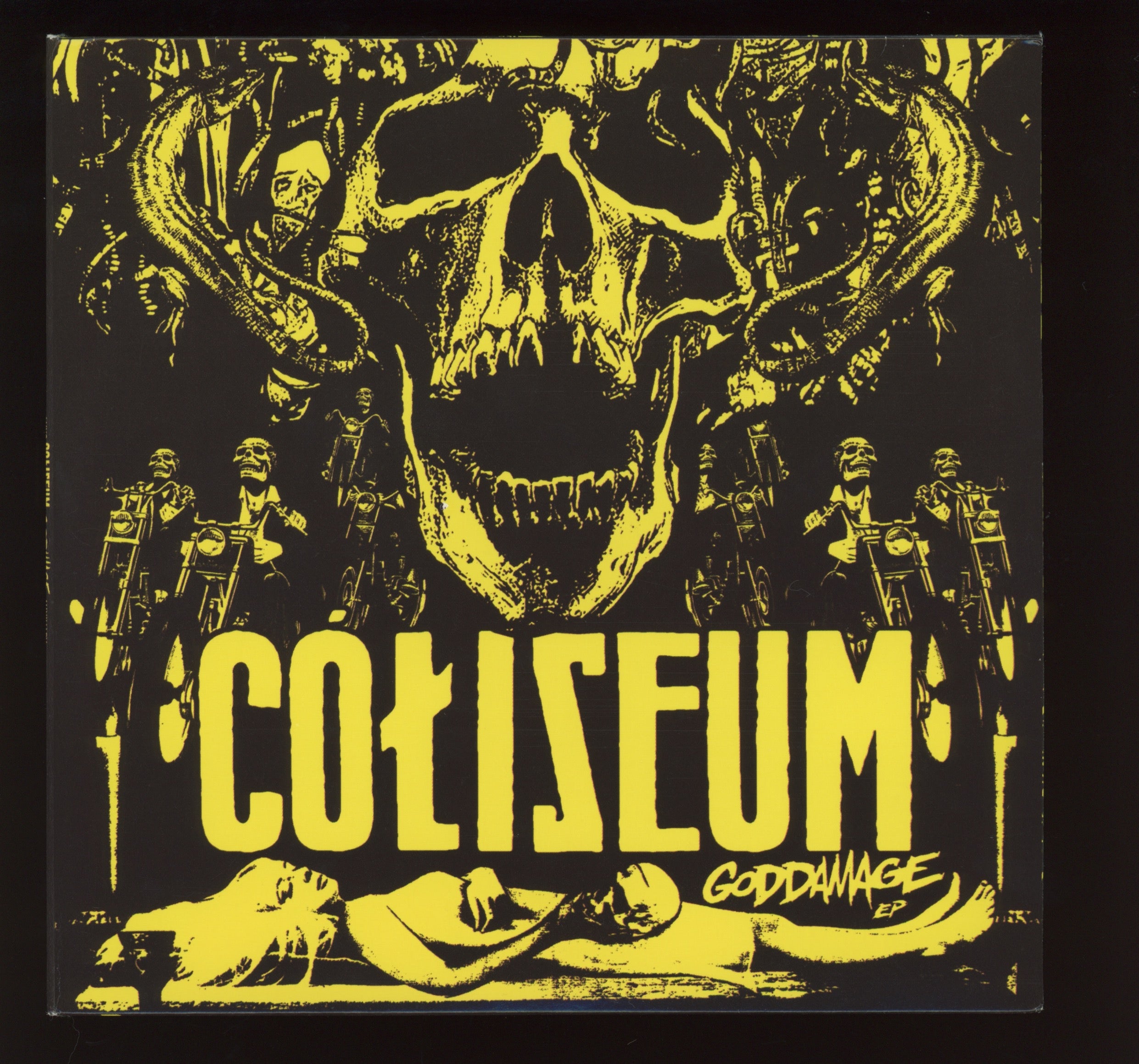 Coliseum - Goddamage EP on Auxillary Yellow / White Vinyl Reissue