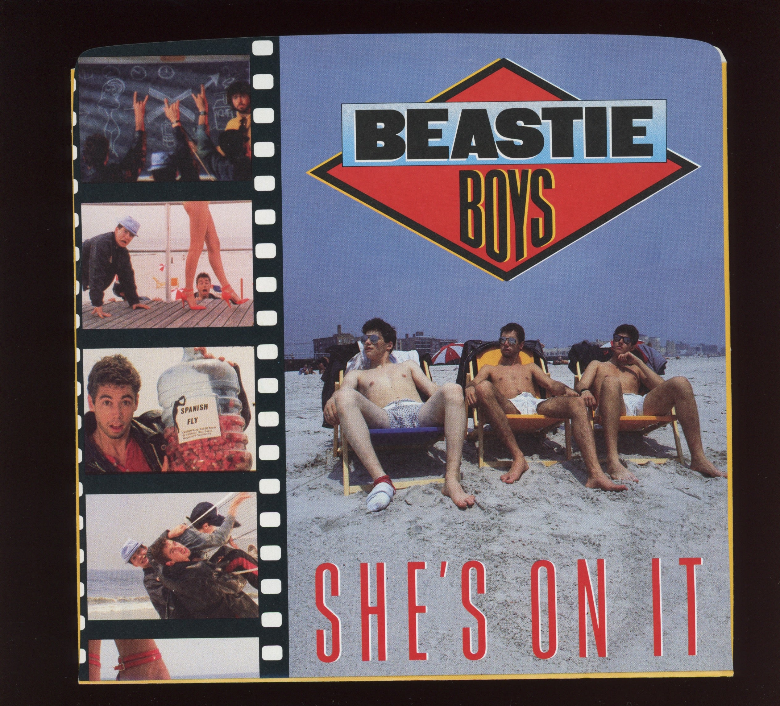 Beastie Boys - She's On It on Def Jam With Picture Sleeve