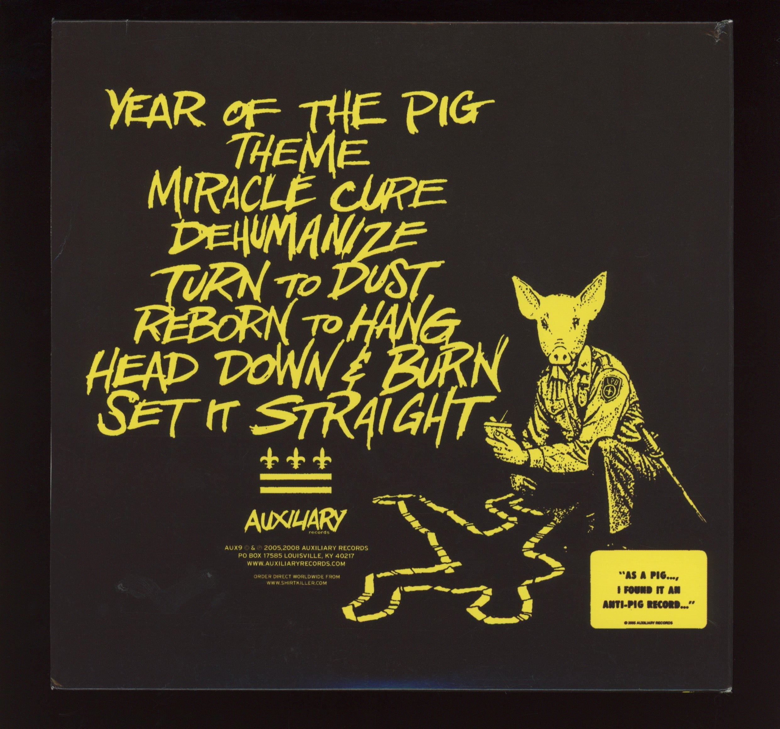 Coliseum - Goddamage EP on Auxillary Yellow / White Vinyl Reissue