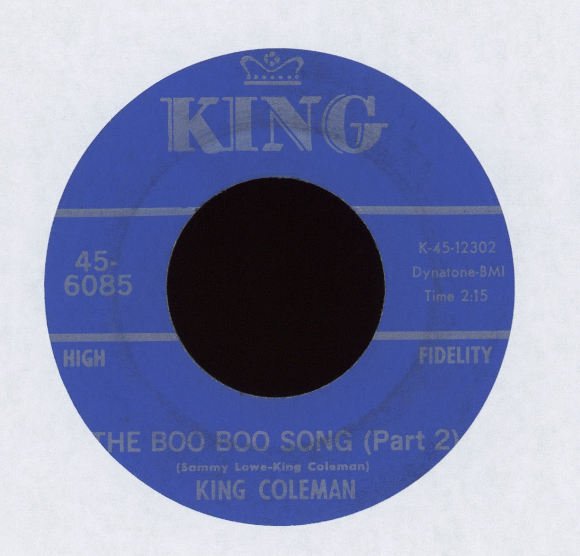 King Coleman - The Boo Boo Song on King