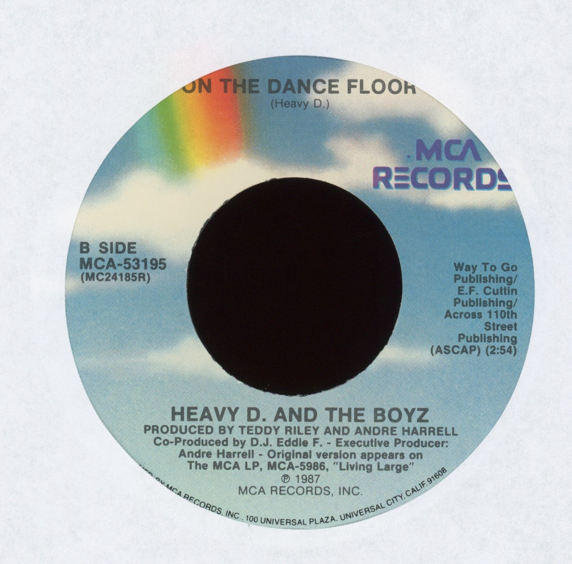 Heavy D. & The Boyz - The Overweight Lovers In The House on MCA With Picture Sleeve