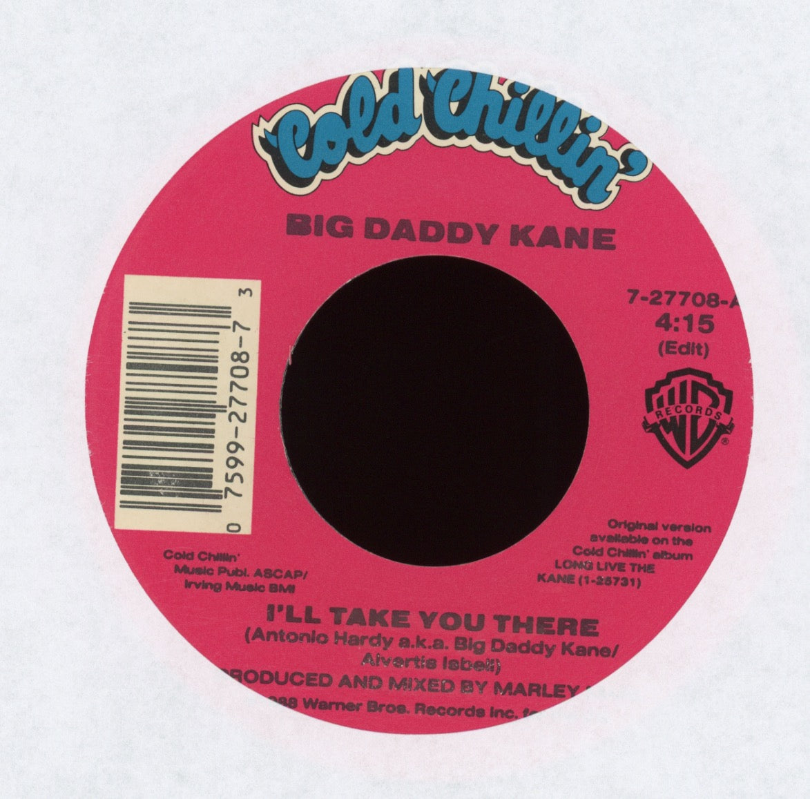 Big Daddy Kane - I'll Take You There on Cold Chillin' With Picture Sle