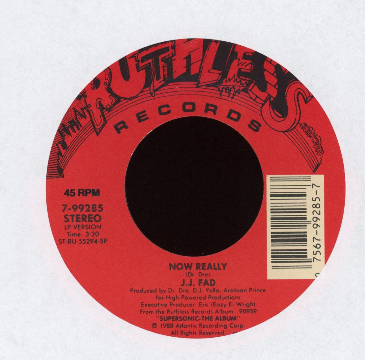 J.J. Fad - Way Out on Ruthless With Picture Sleeve
