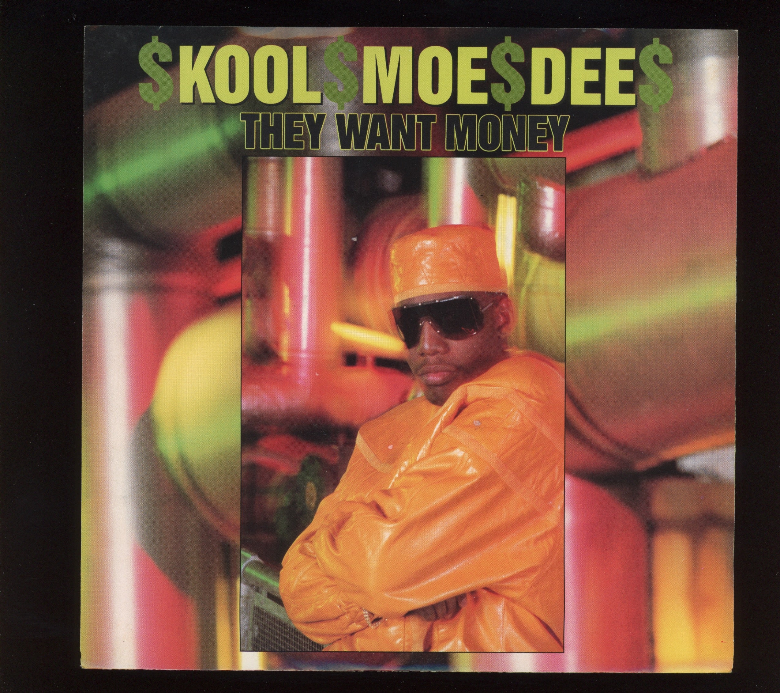 Kool Moe Dee - They Want Money on Jive With Picture Sleeve
