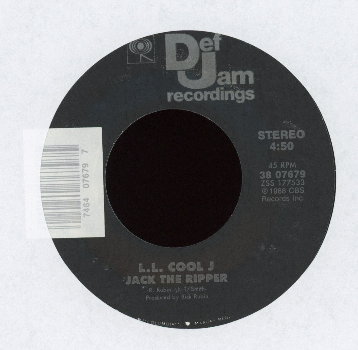 LL Cool J - Going Back To Cali on Def Jam With Picture Sleeve