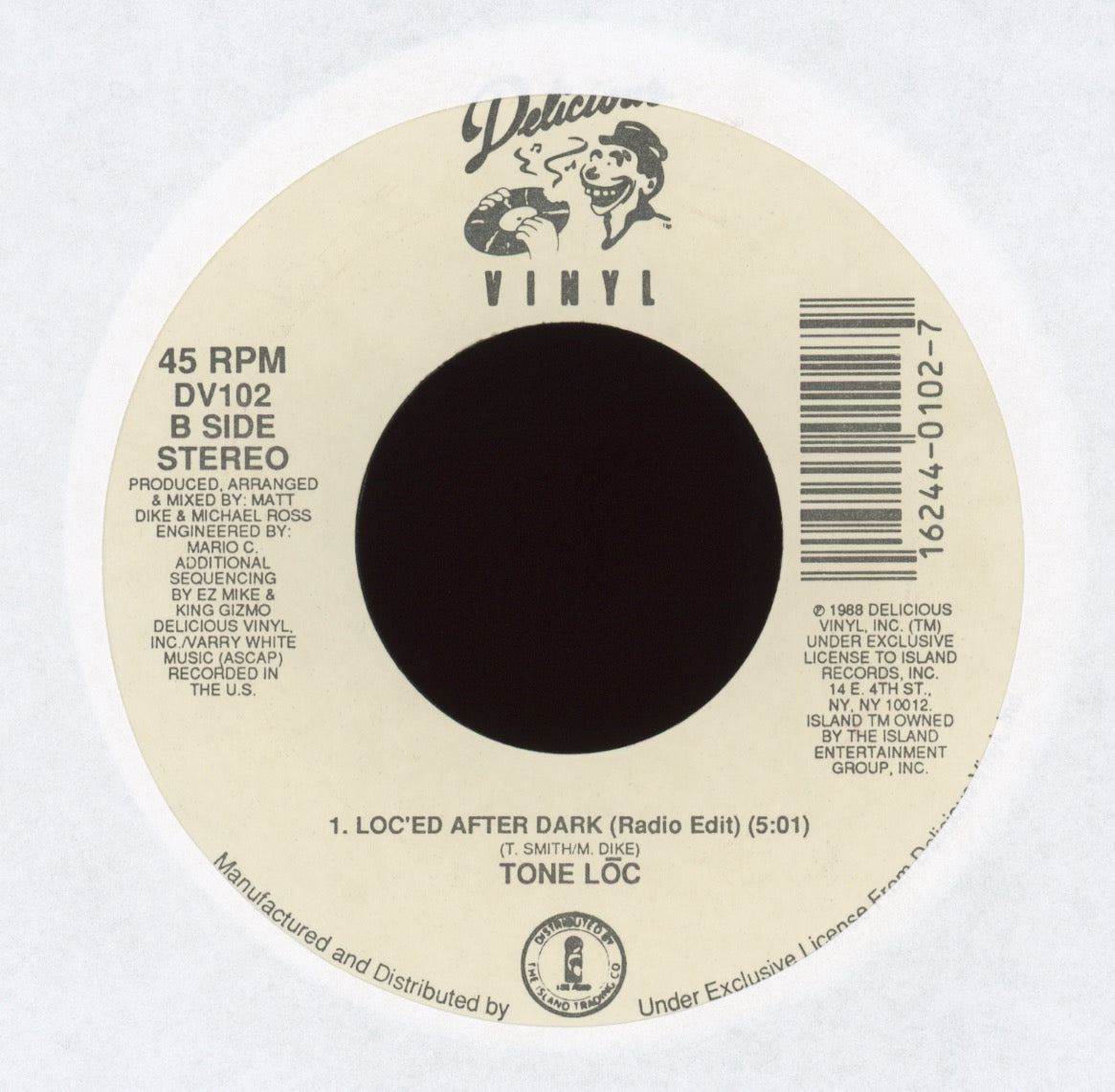 Tone Loc - Wild Thing on Delicious Vinyl White Label