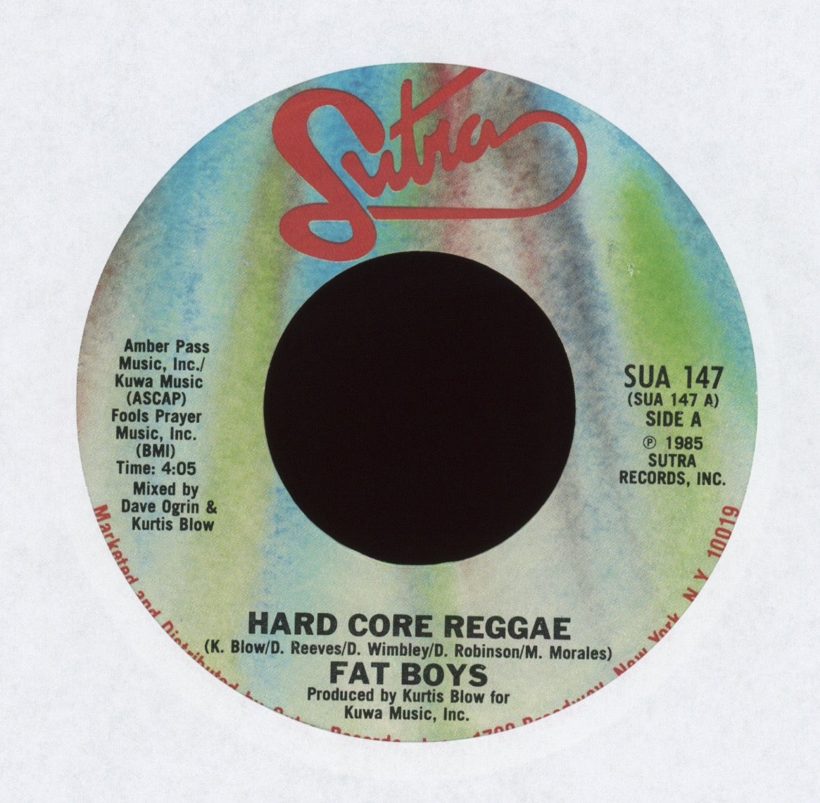 Fat Boys - Hard Core Reggae on Kama Sutra