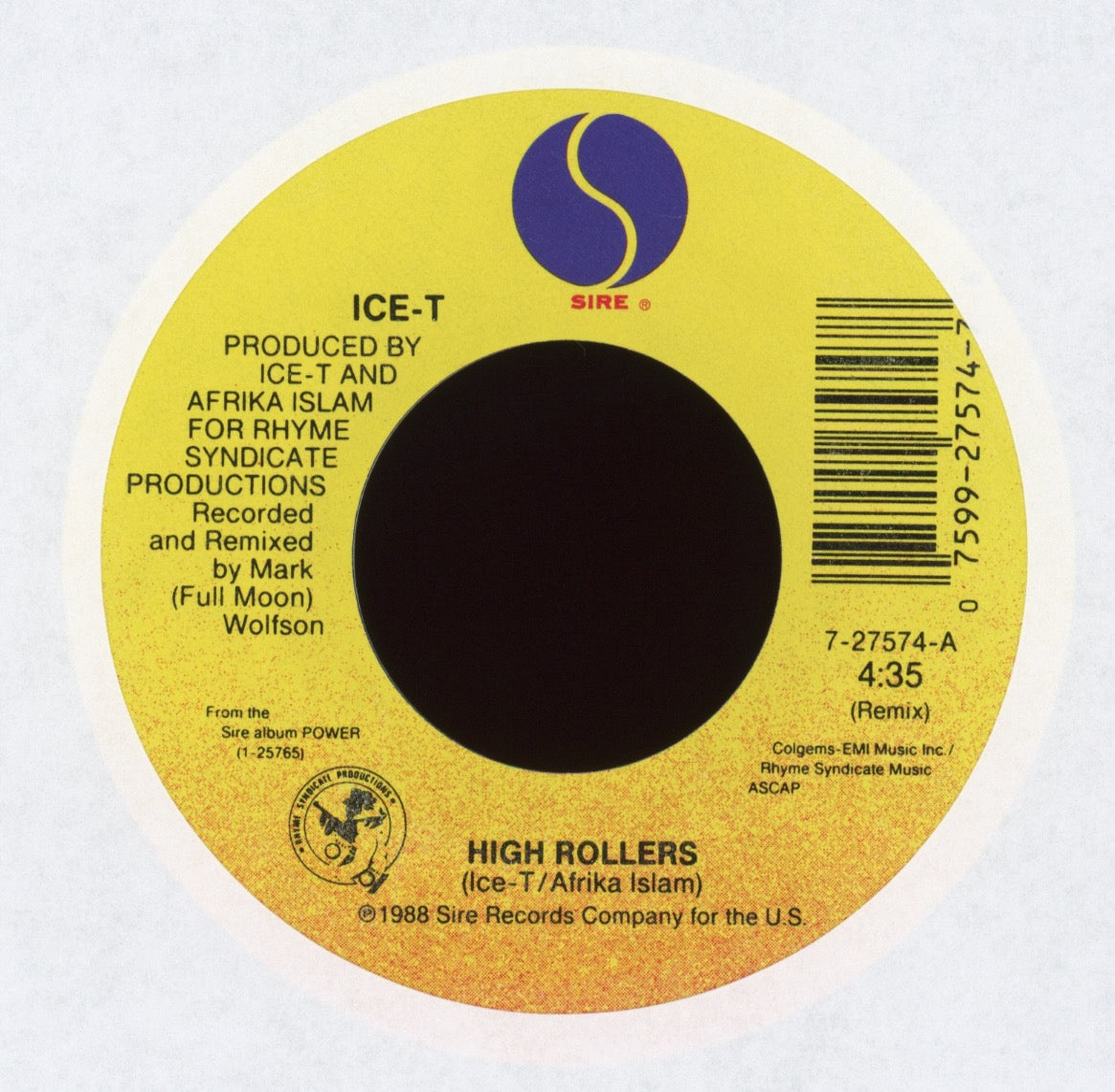 Ice-T - High Rollers on Sire
