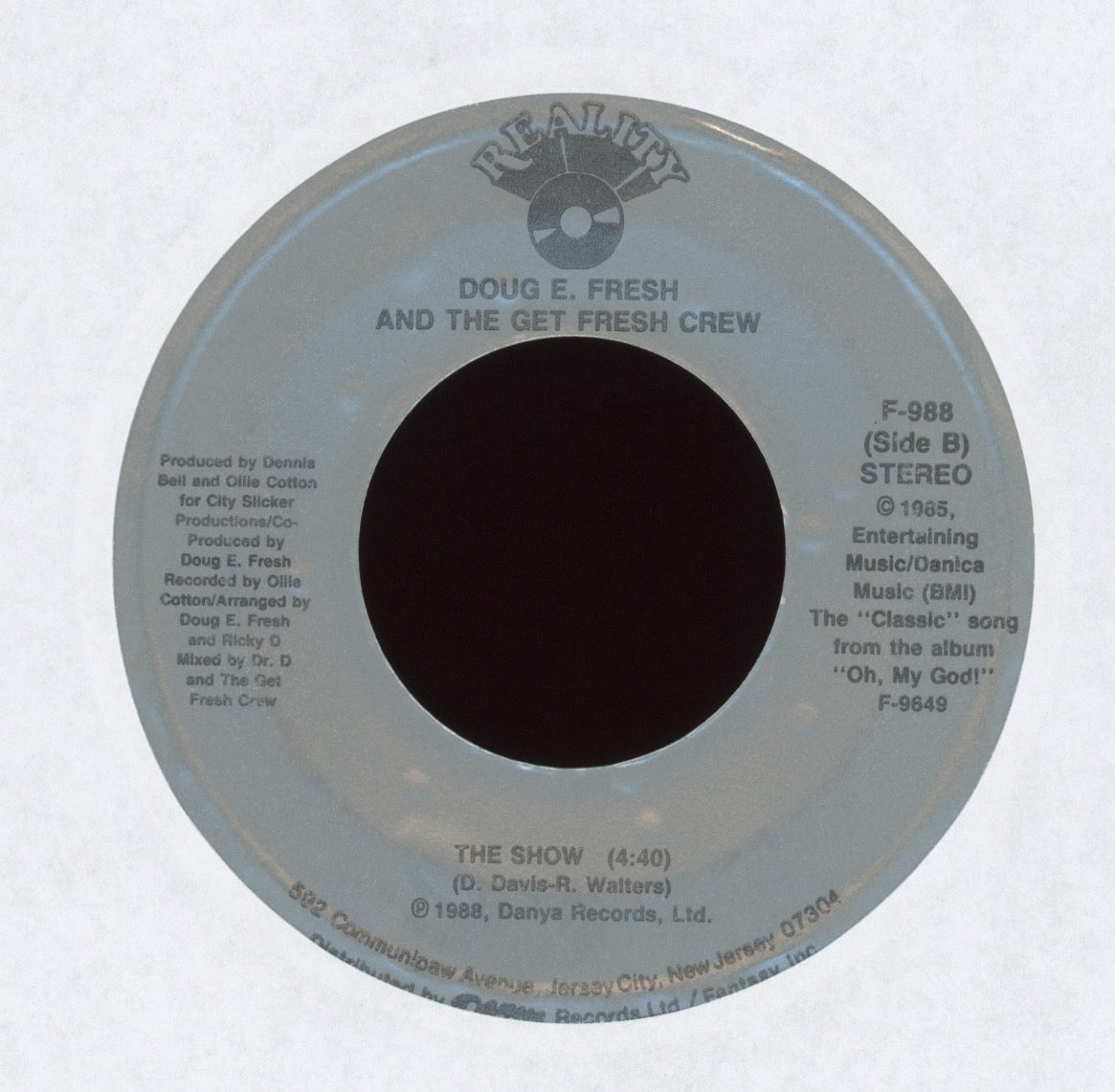 Doug E. Fresh And The Get Fresh Crew - Keep Risin' To The Top on Reality