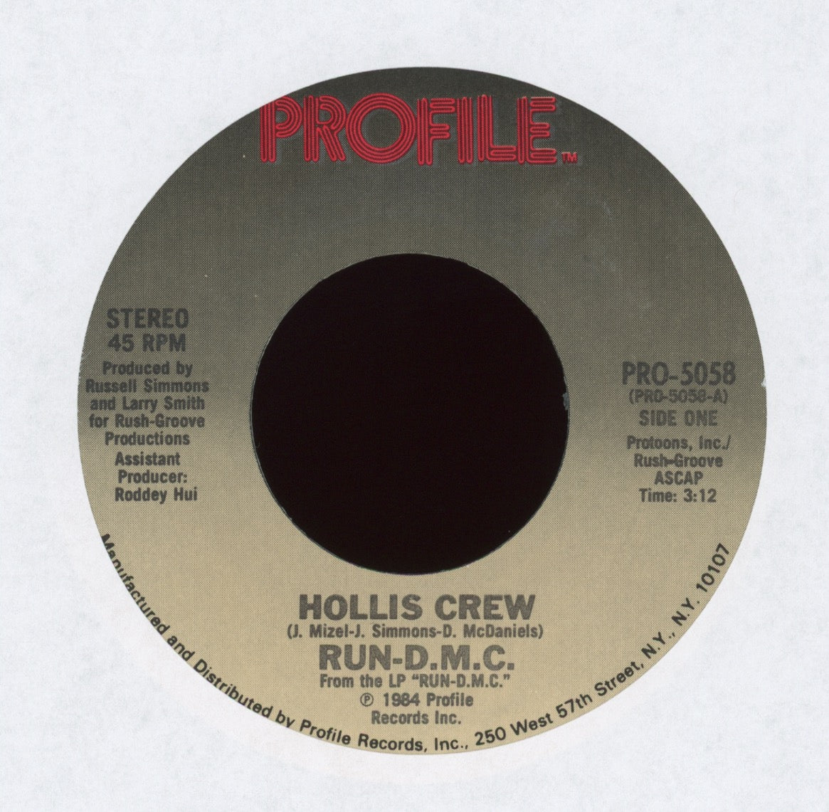 Run-DMC - Hollis Crew on Profile