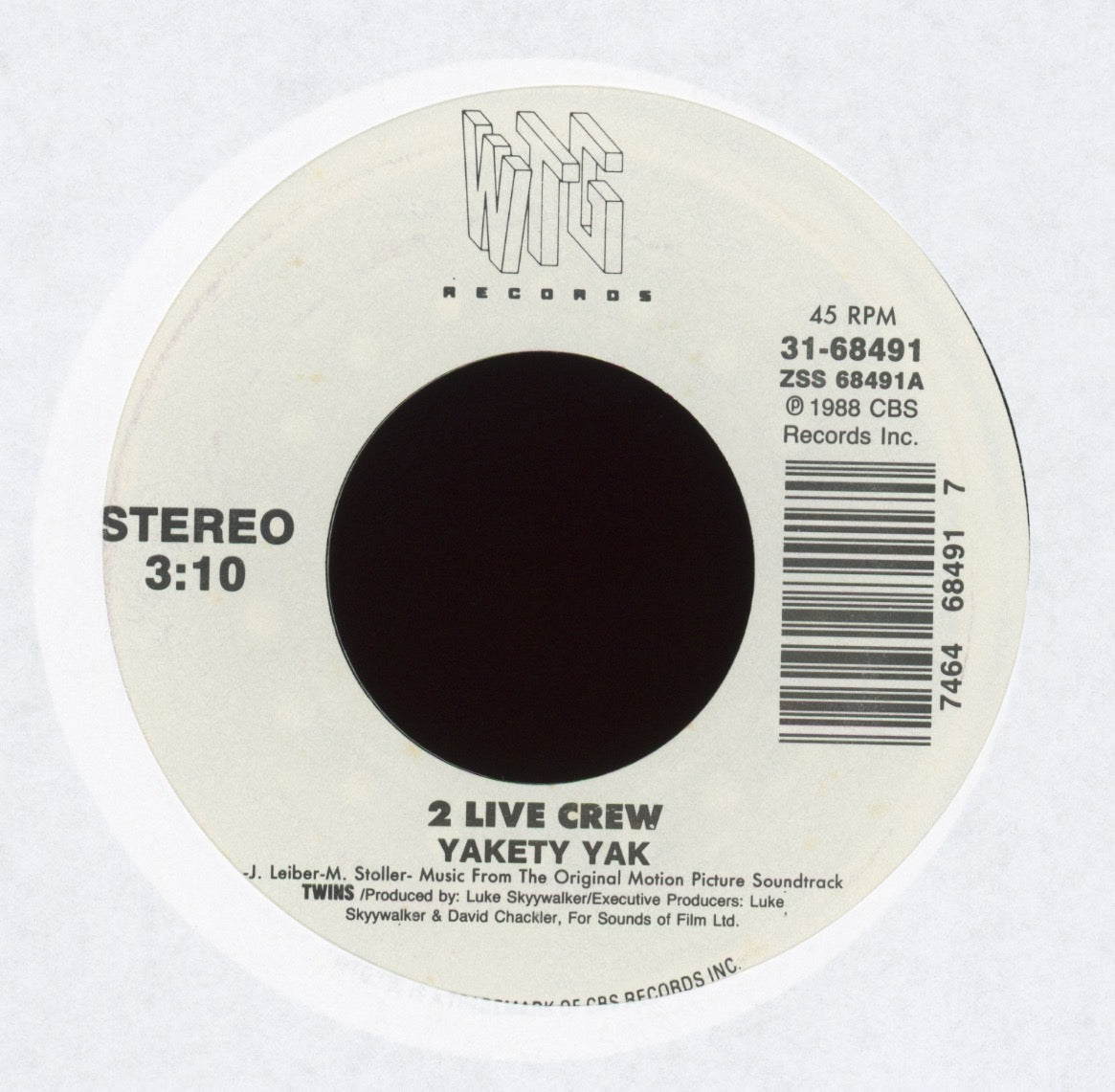 The 2 Live Crew - Yakety Yak on WIG