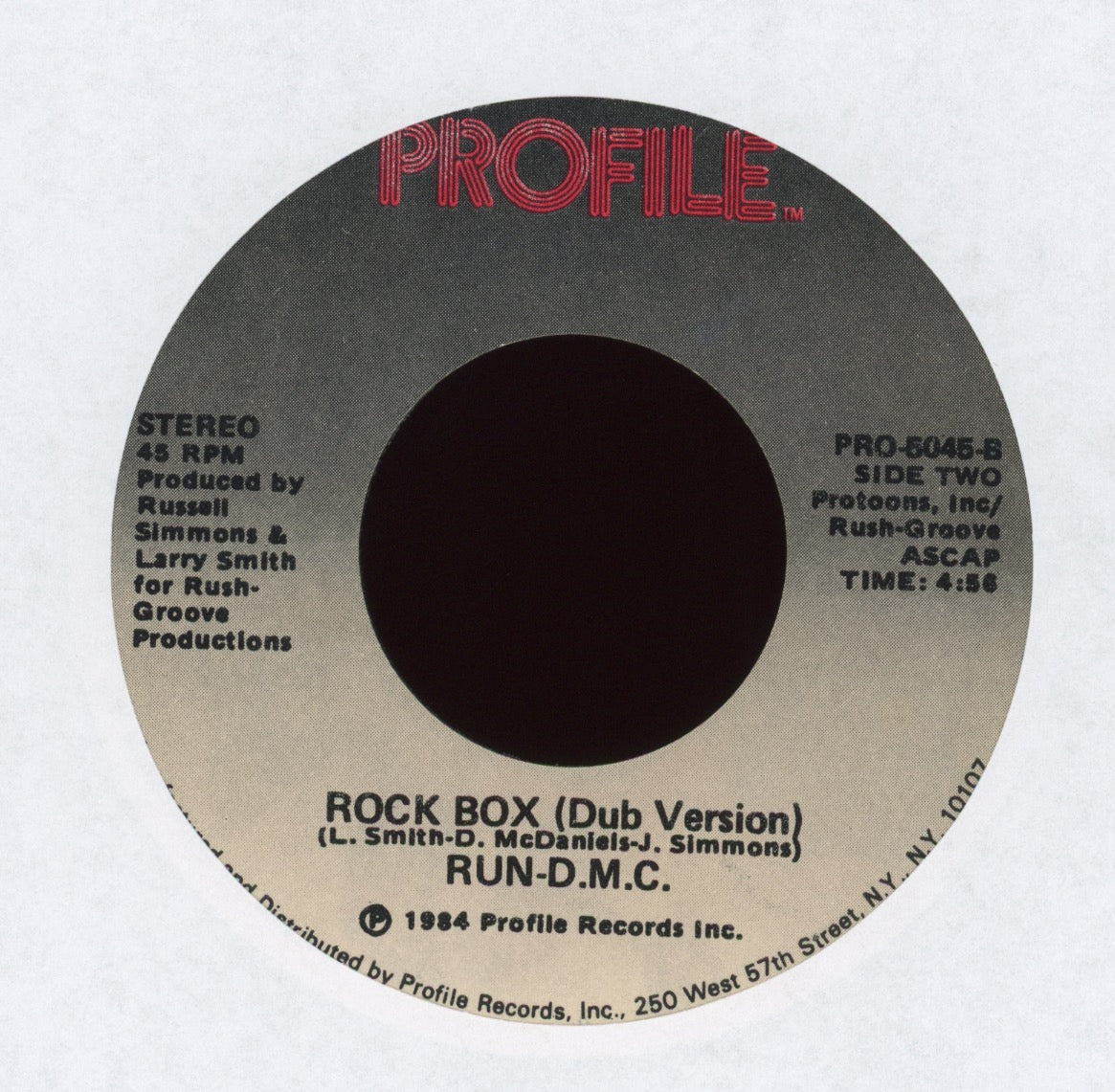 Run-DMC - Rock Box on Profile