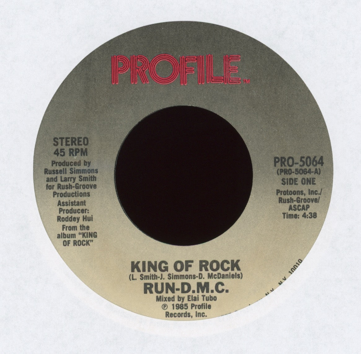 Run-DMC - King Of Rock on Profile