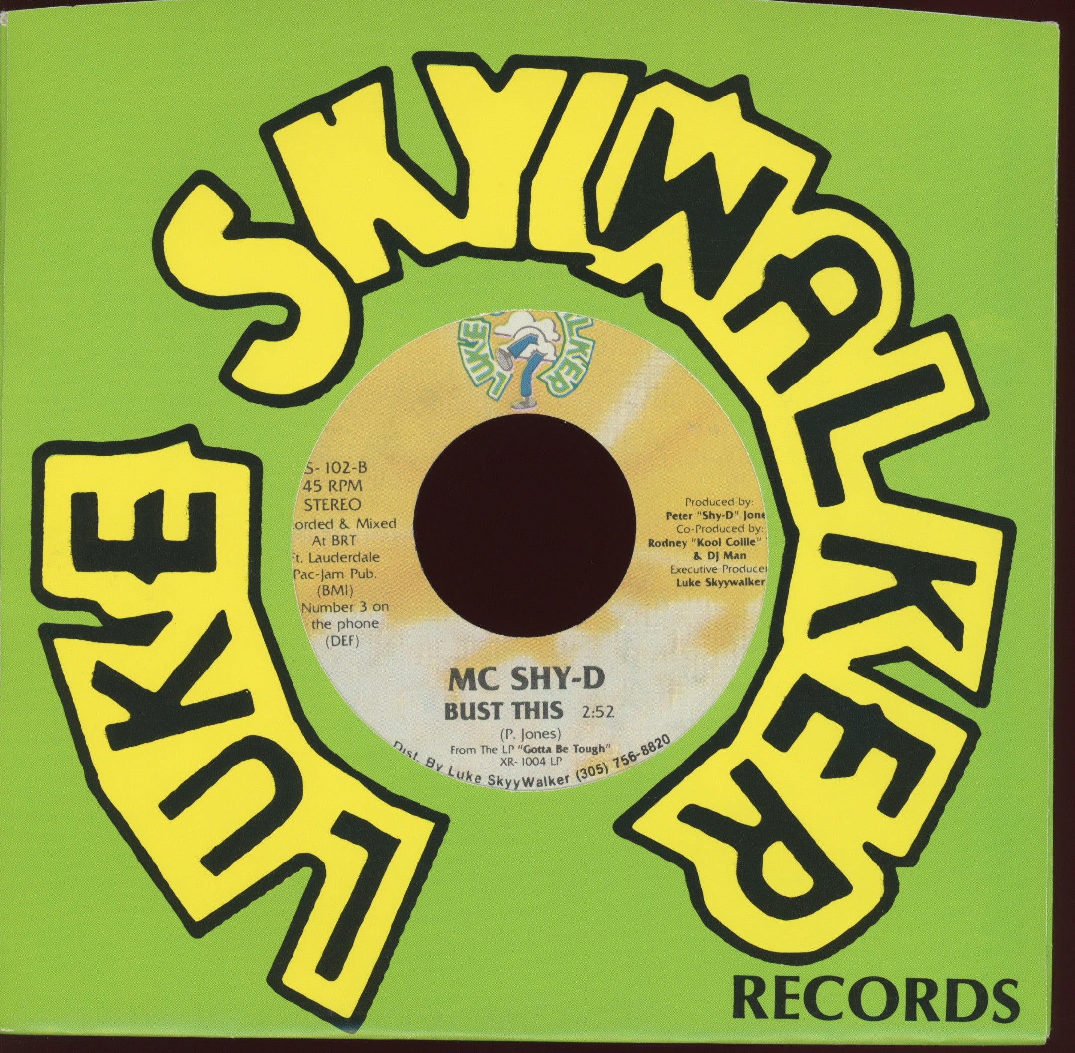 MC Shy D - I'm Not A Star / Bust This on Luke Skywalker