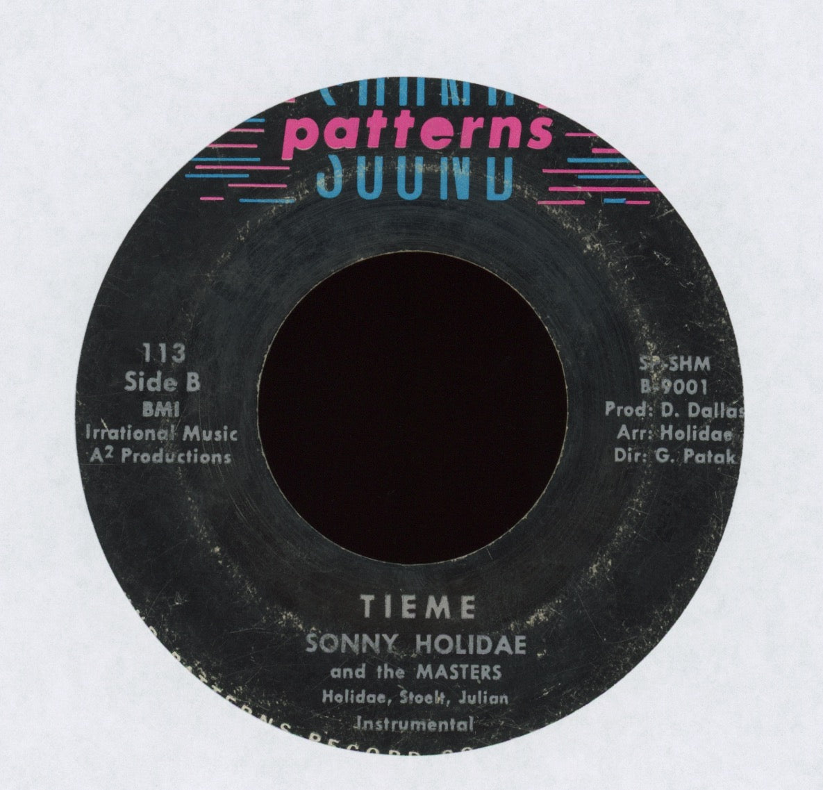 Sonny Holidae And The Masters - Tieme on Sound Patterns