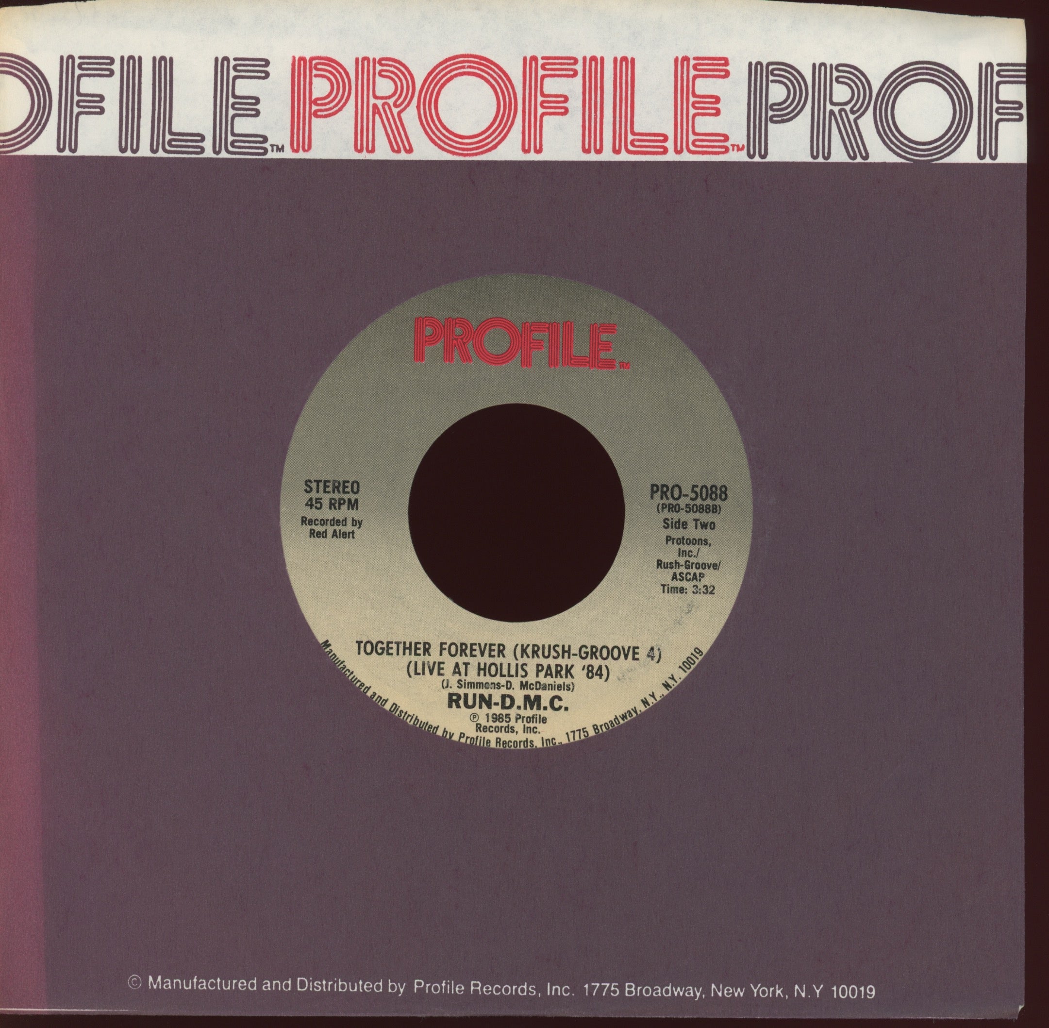 Run-DMC - Can You Rock It Like This on Profile