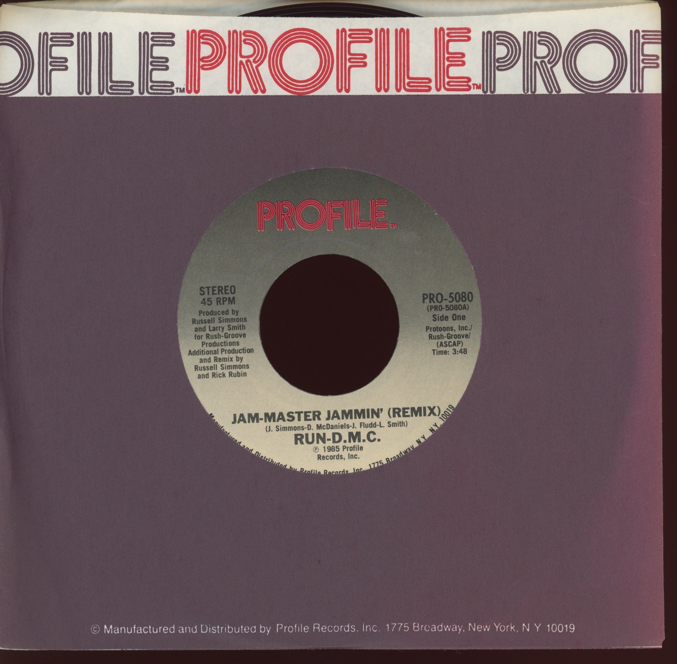 Run-DMC - Jam-Master Jammin' (Remix) on Profile