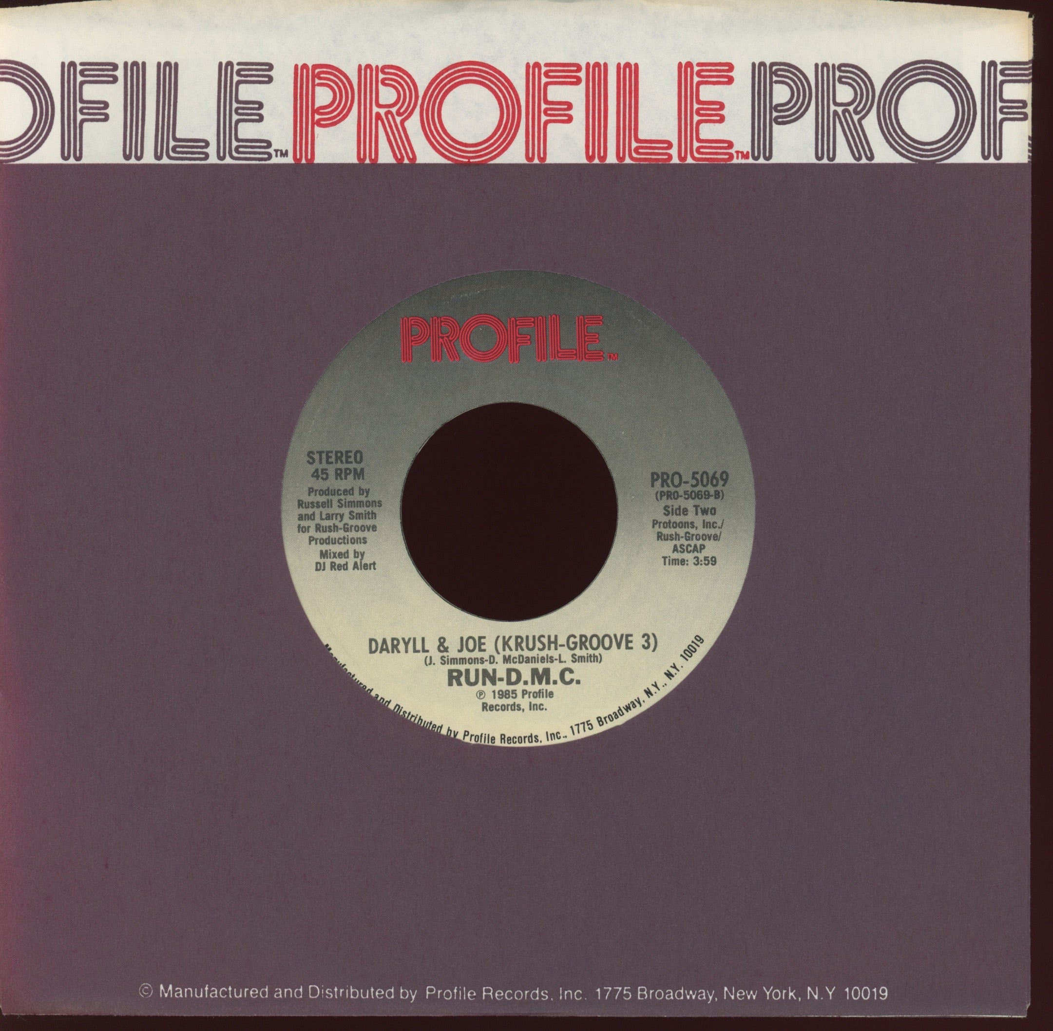 Run-DMC - You Talk Too Much on Profile