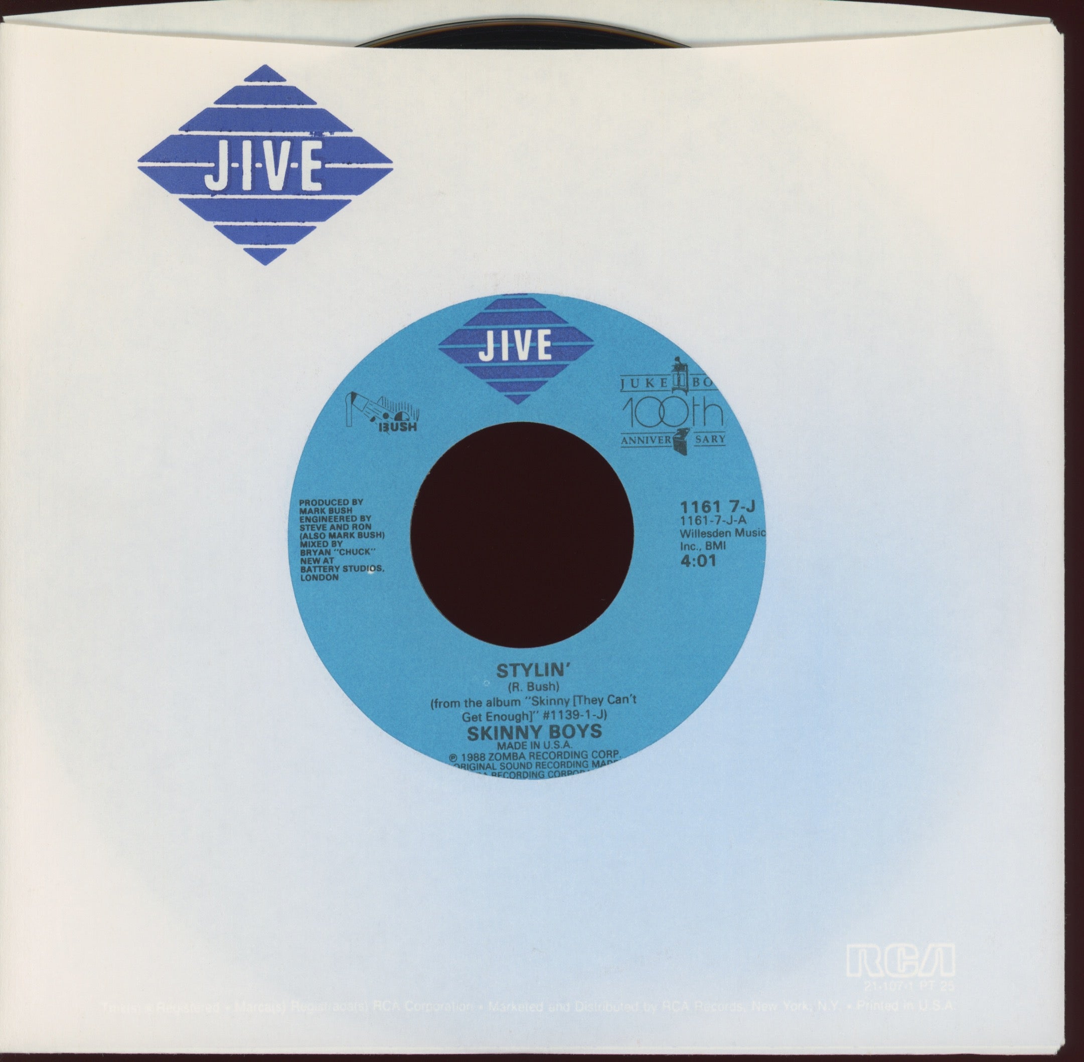 Skinny Boys - Stylin' / Set The Pace (Say Yeah) on Jive