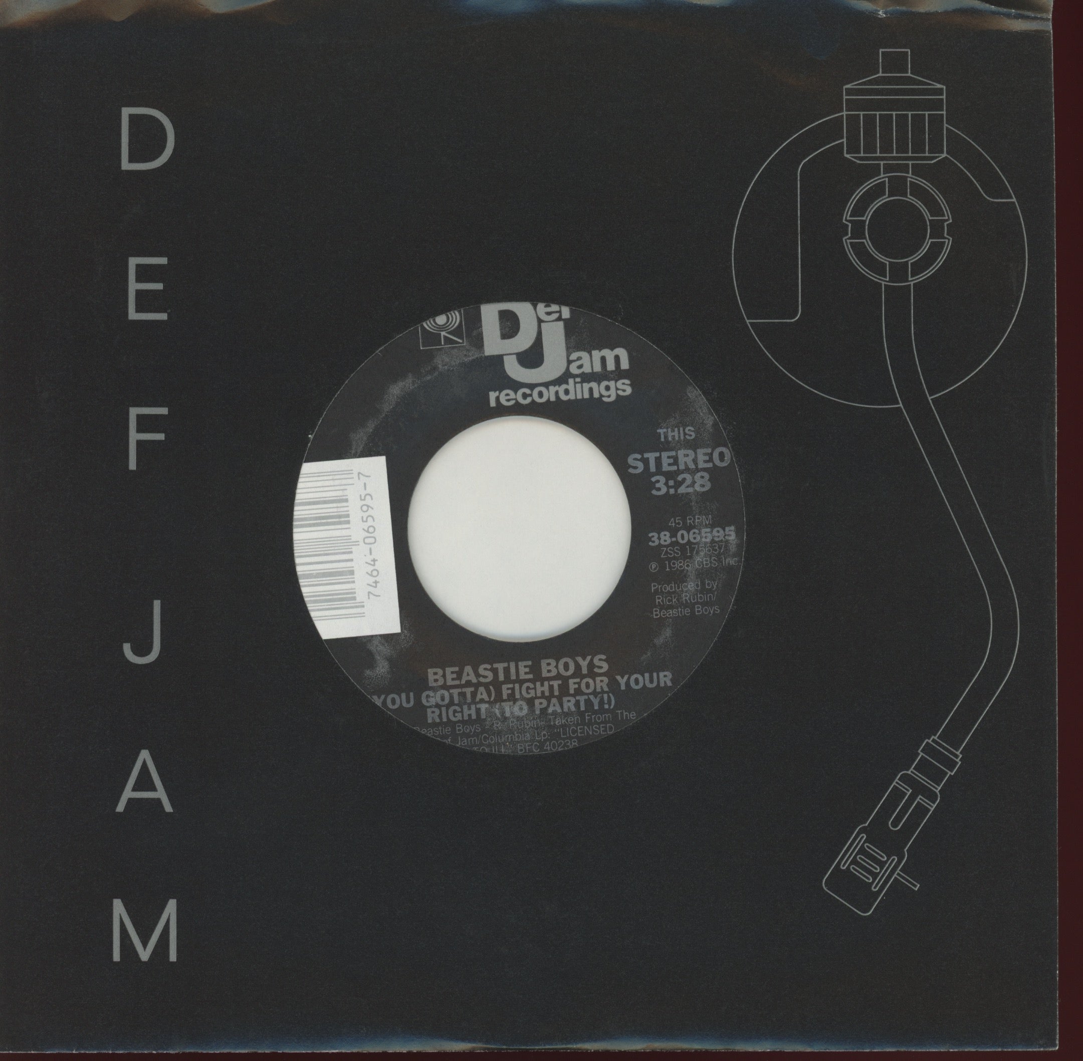 Beastie Boys - (You Gotta) Fight For Your Right (To Party!) on Def Jam