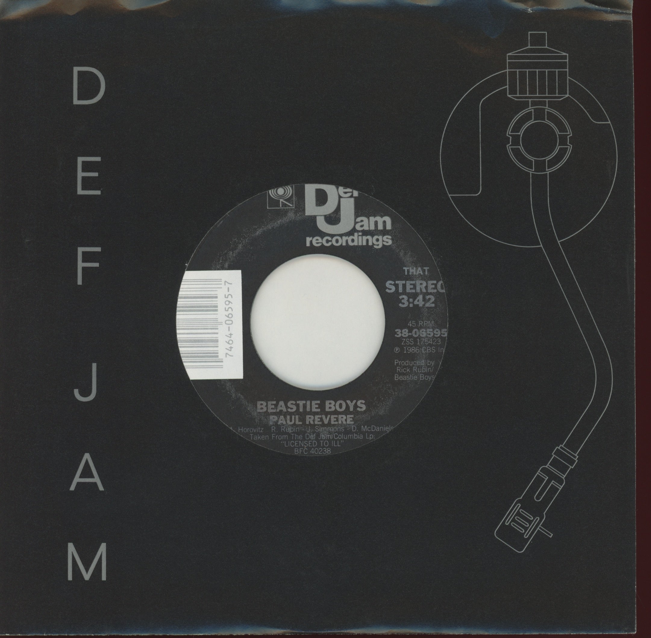 Beastie Boys - (You Gotta) Fight For Your Right (To Party!) on Def Jam