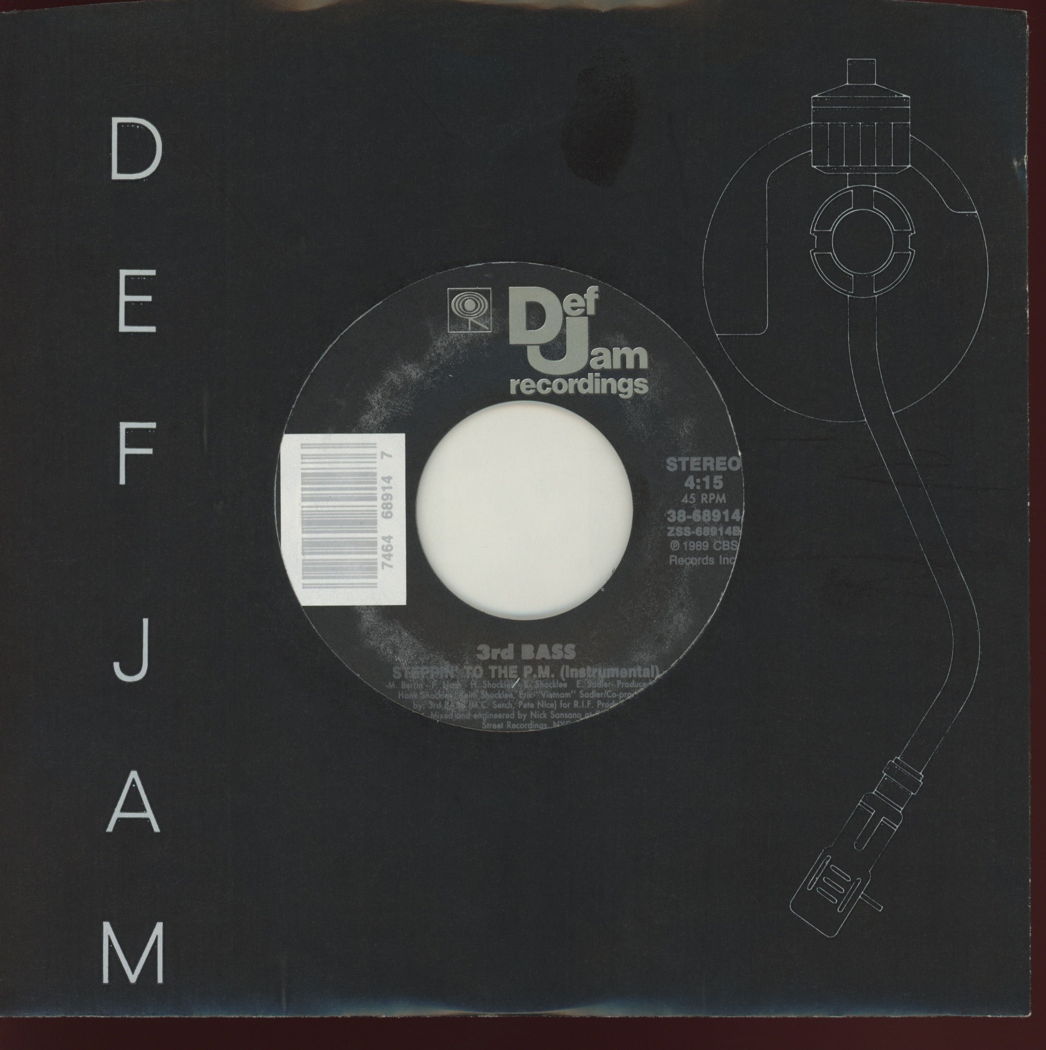 3rd Bass - Steppin' To The A.M. on Def Jam