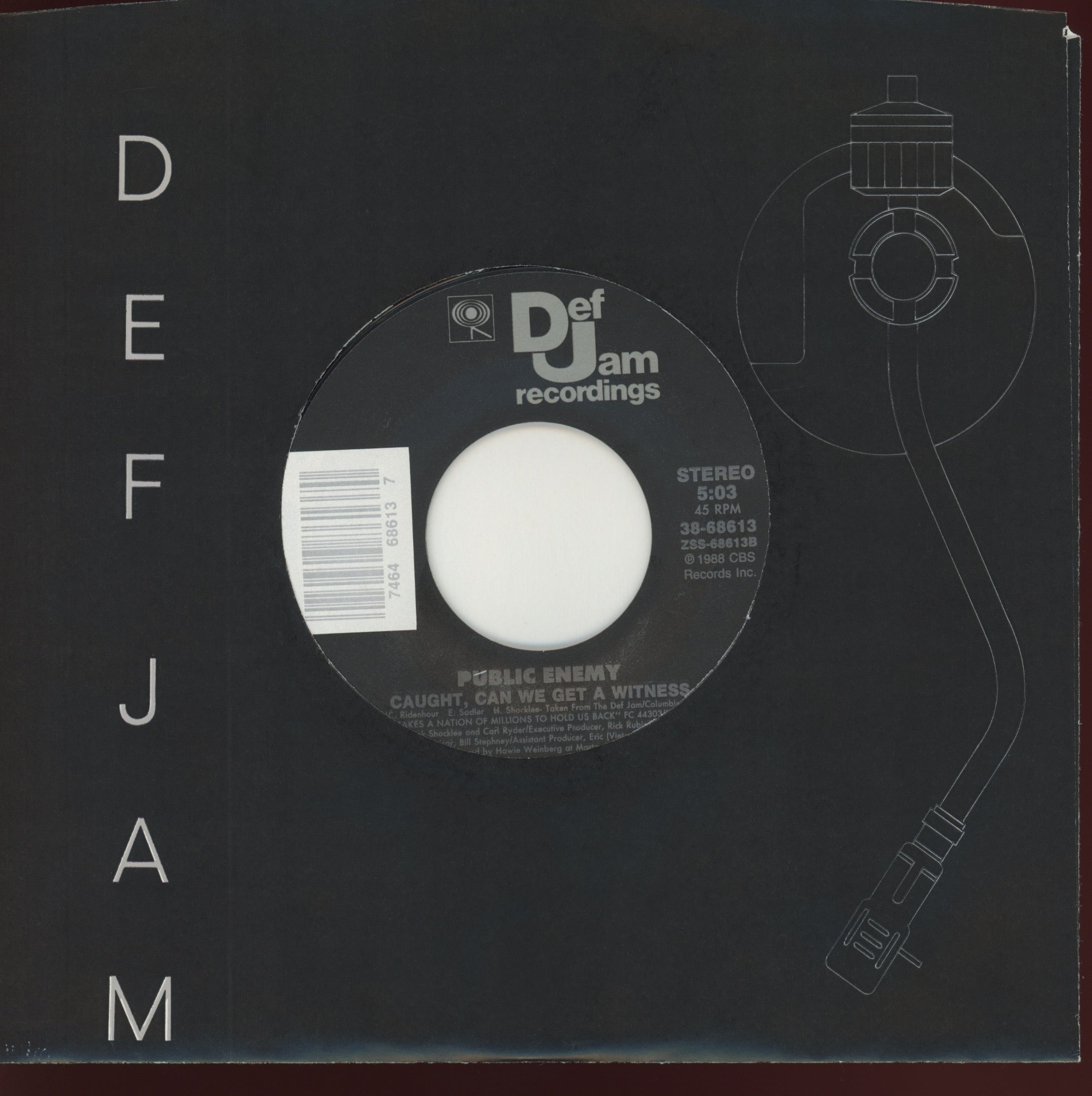 Public Enemy - Black Steel In The Hour Of Chaos on Def Jam