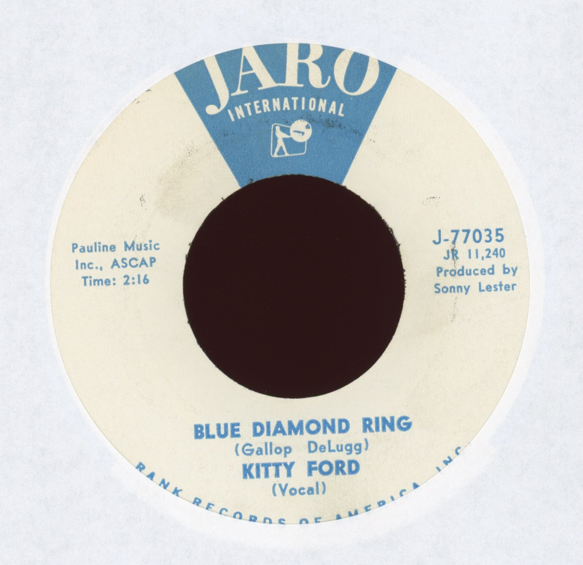 Kitty Ford - Blue Diamond Ring on Jaro
