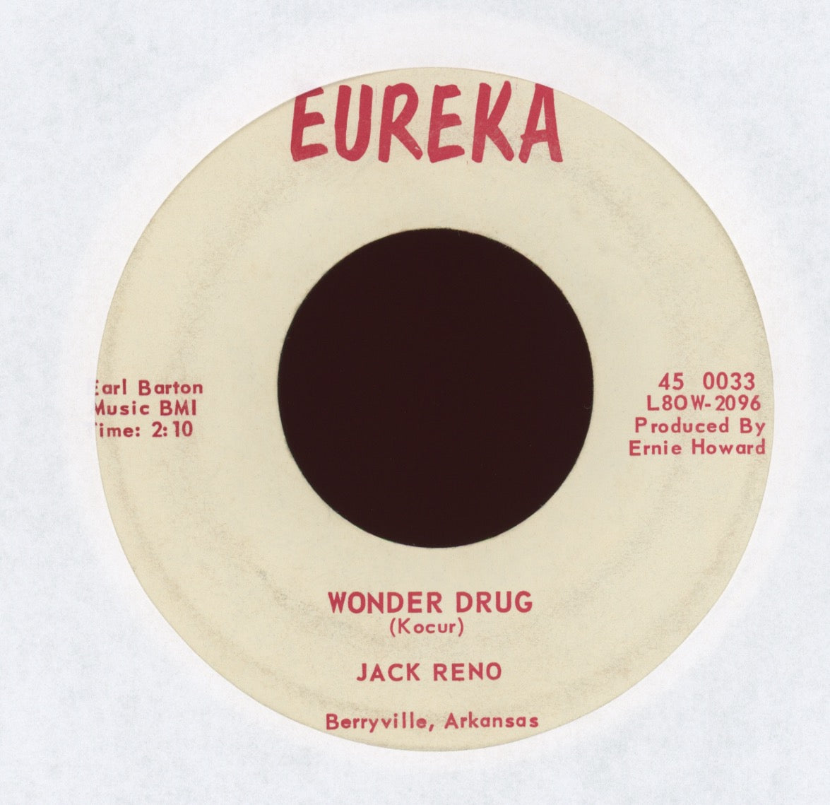 Jack Reno - The Moon Won't Tell on Eureka