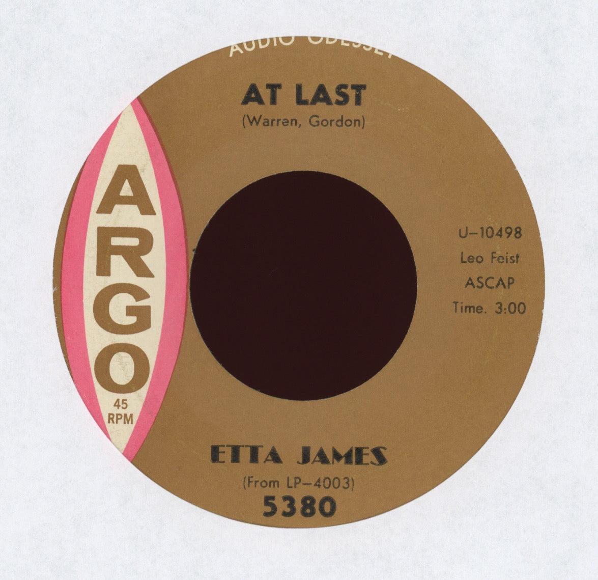 Etta James - At Last on Argo