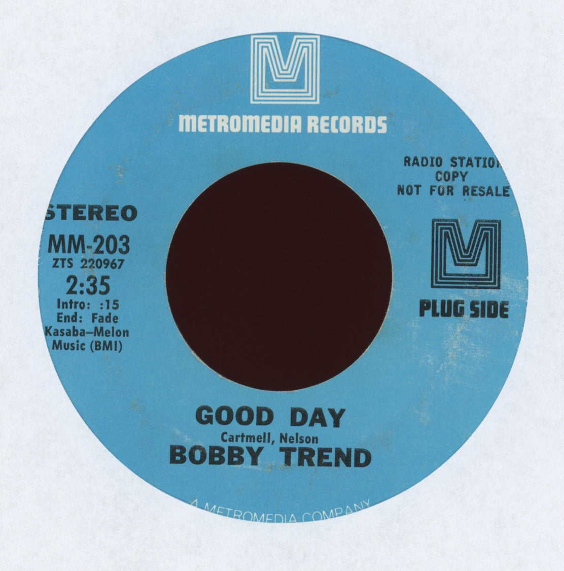 Bobby Trend - Good Day on Metromedia Promo