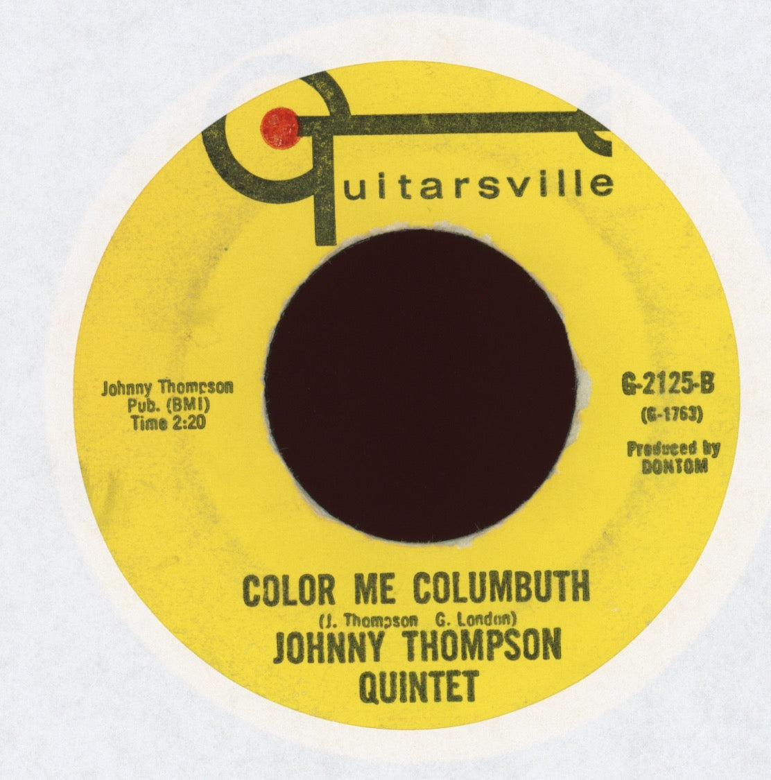Johnny Thompson Quintet - Color Me Columbus on Guitarsville