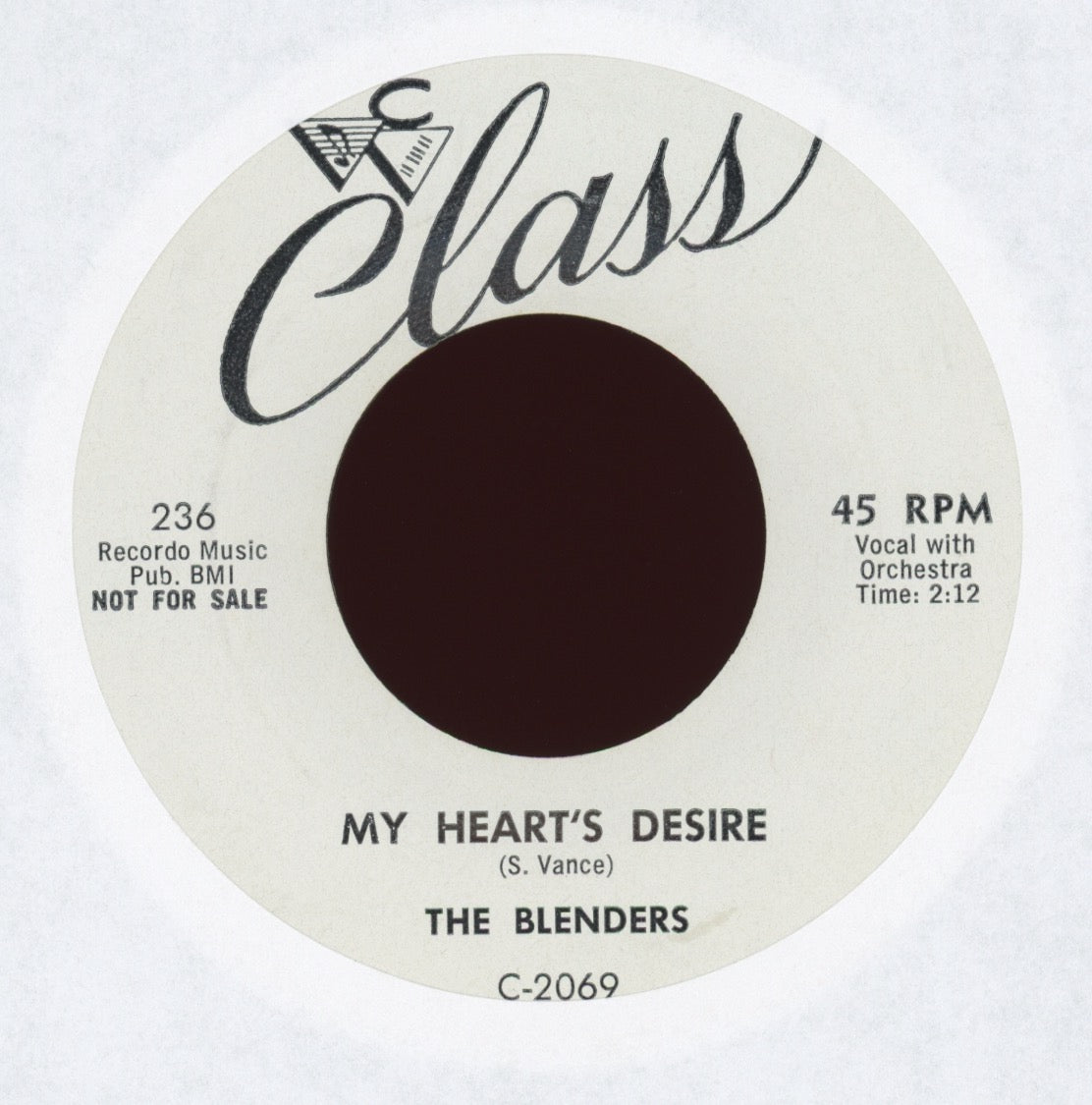 The Blenders - My Heart's Desire on Class Promo
