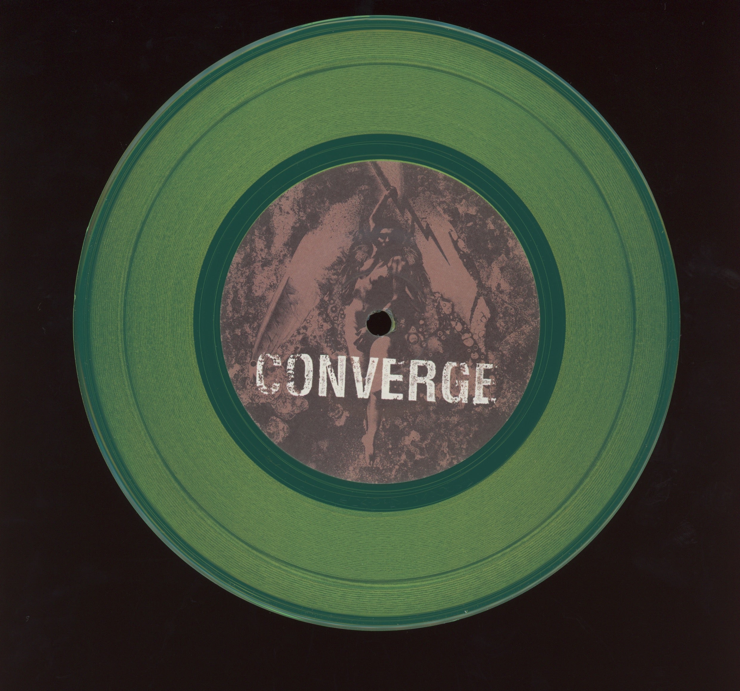 Converge / Napalm Death Self Releases Yellow Flourescent Split 7"