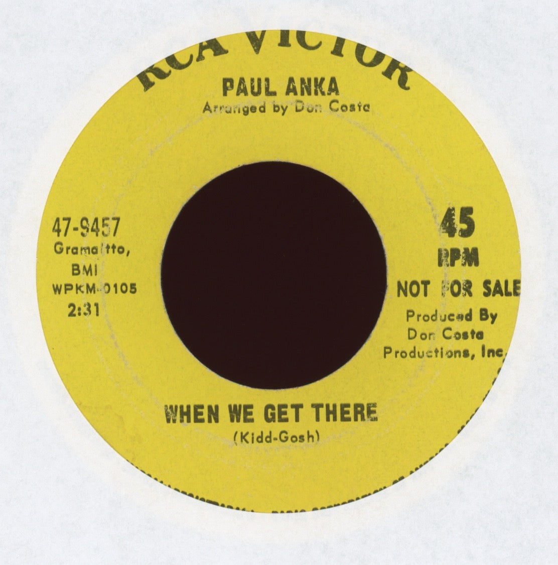 Paul Anka - When We Get There on RCA Promo