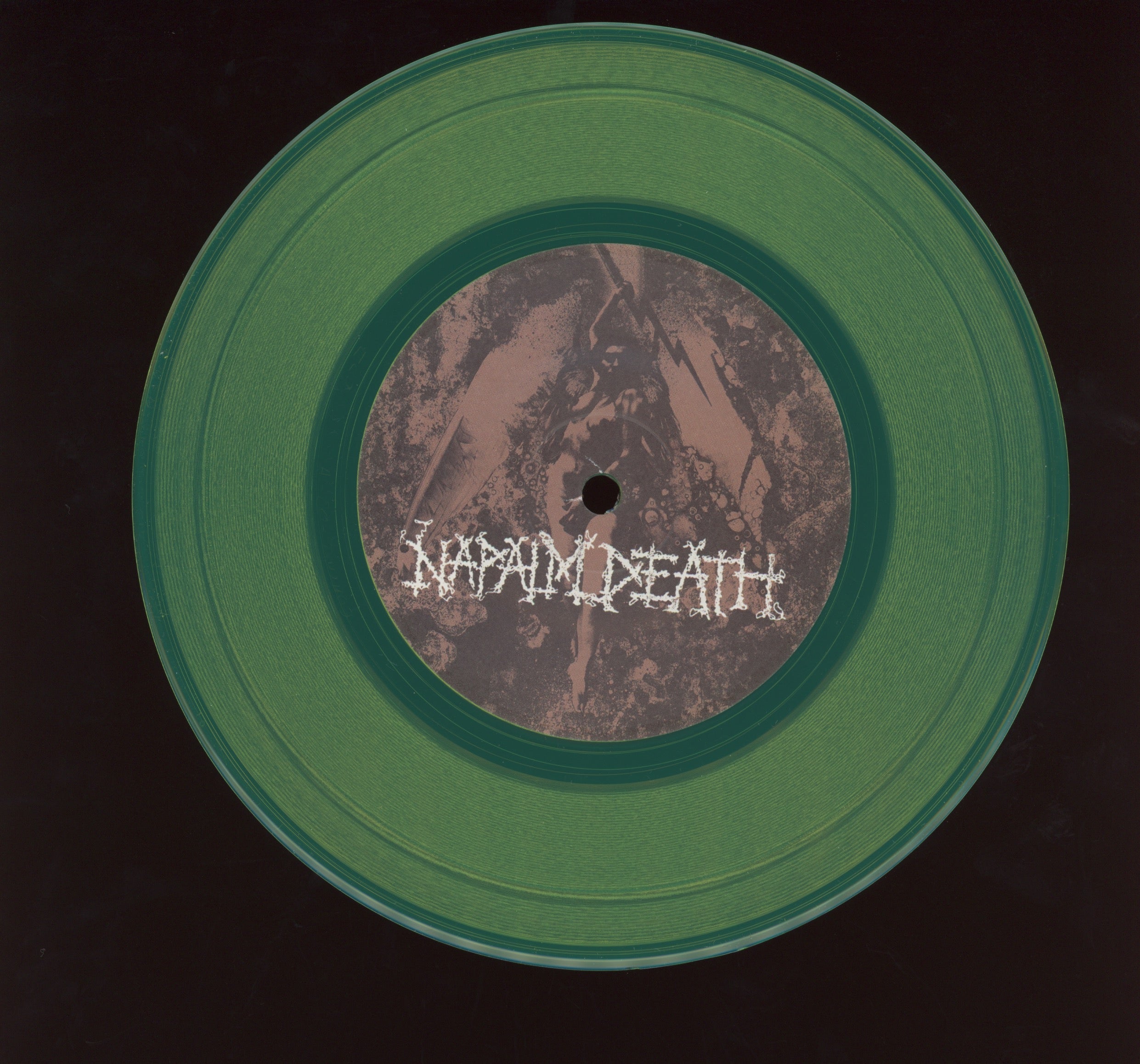 Converge / Napalm Death Self Releases Yellow Flourescent Split 7"