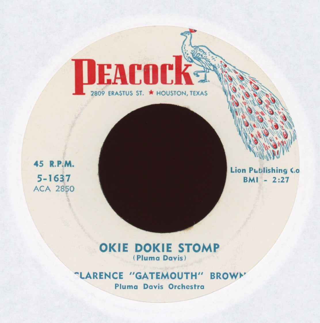 Clarence "Gatemouth" Brown - Okie Dokie Stomp on Peacock