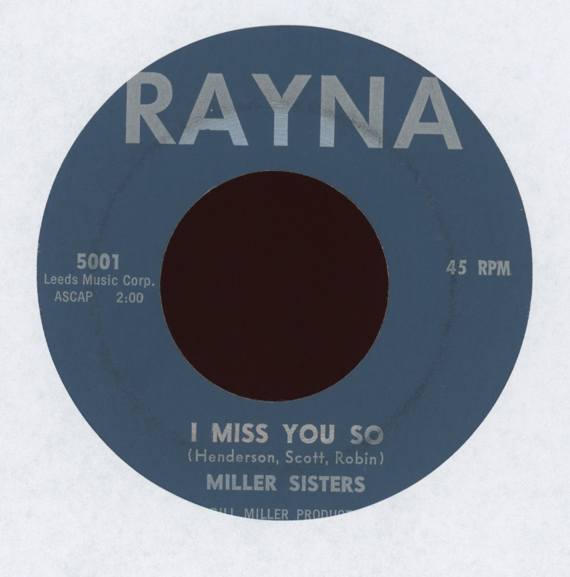 Miller Sisters - I Miss You So on Rayna