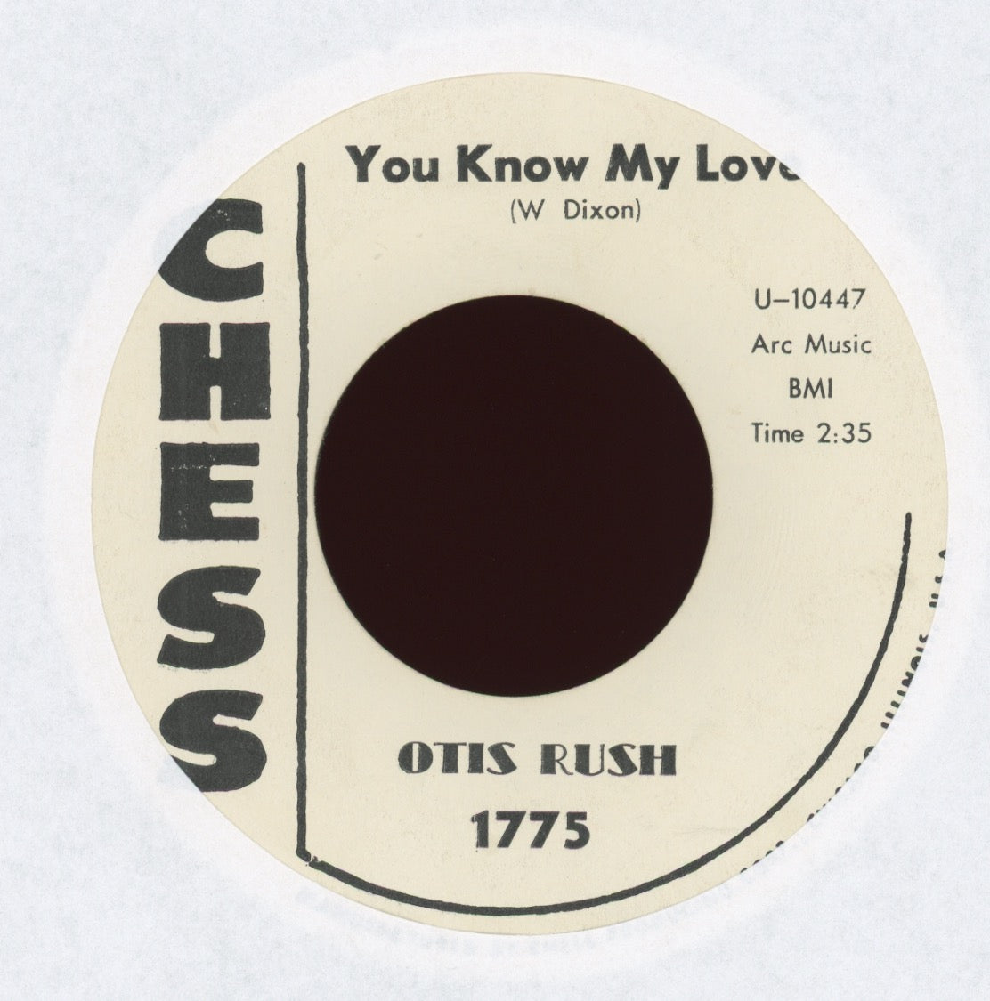 Otis Rush - You Know My Love  on Chess Promo
