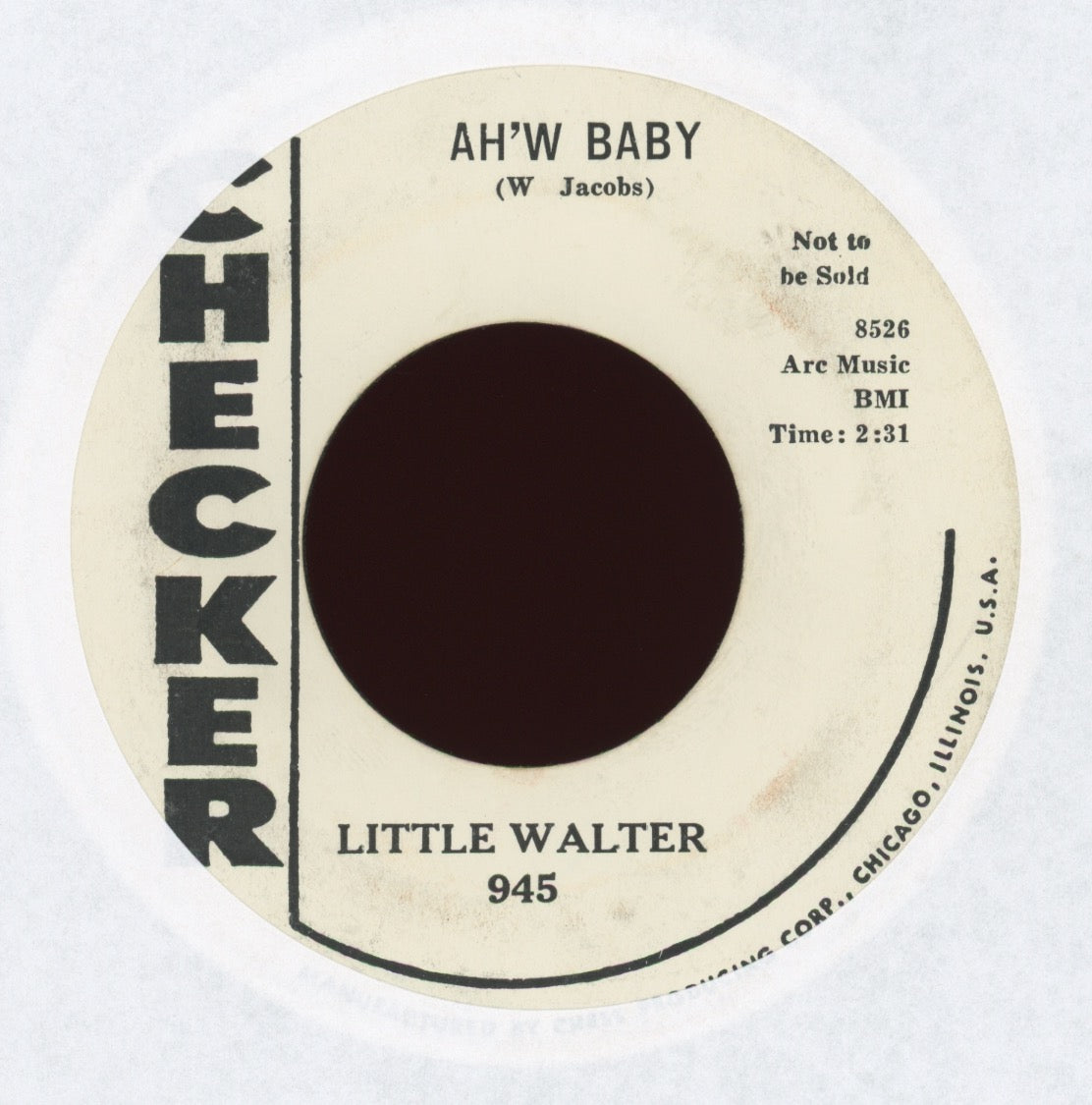 Little Walter - Ah'w Baby on Checker Promo