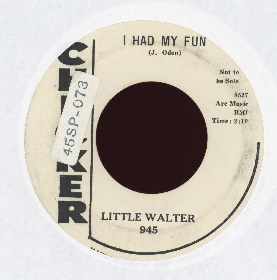 Little Walter - Ah'w Baby on Checker Promo