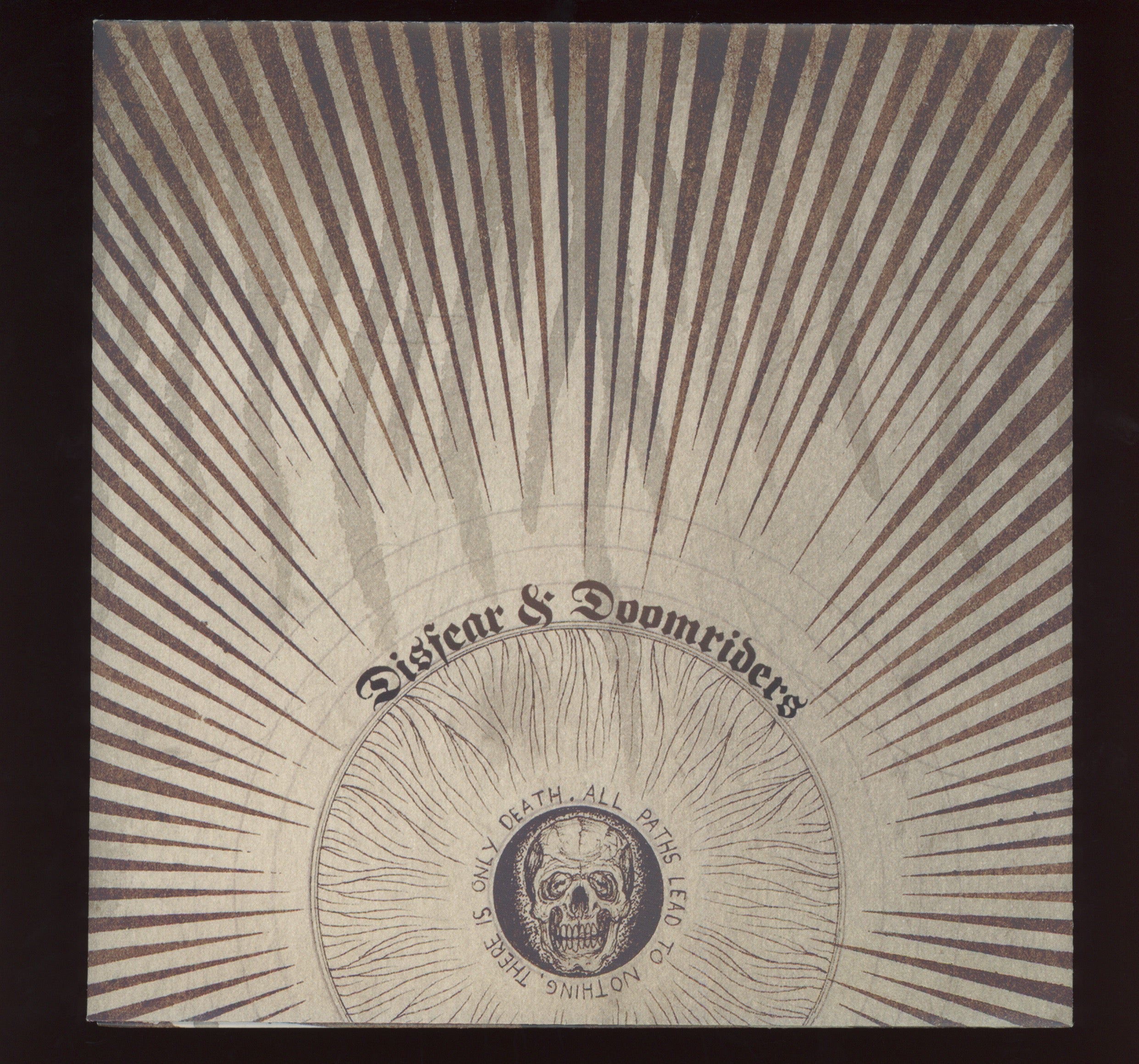 Disfear / Doomriders - All Paths Lead To Nothing, There Is Only Death on Deathwish Cream Vanillan and Black Split 7" Repress