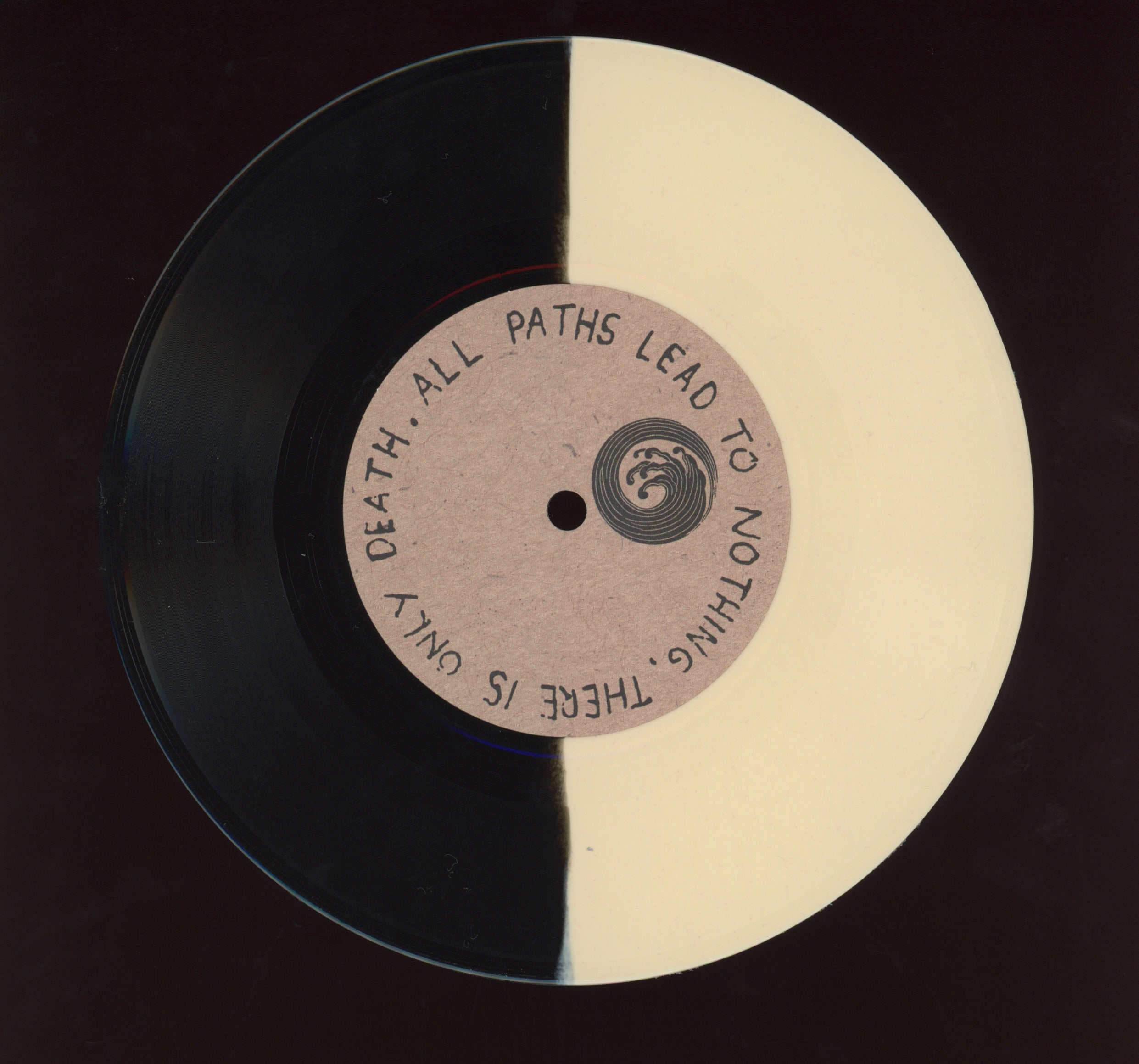 Disfear / Doomriders - All Paths Lead To Nothing, There Is Only Death on Deathwish Cream Vanillan and Black Split 7" Repress