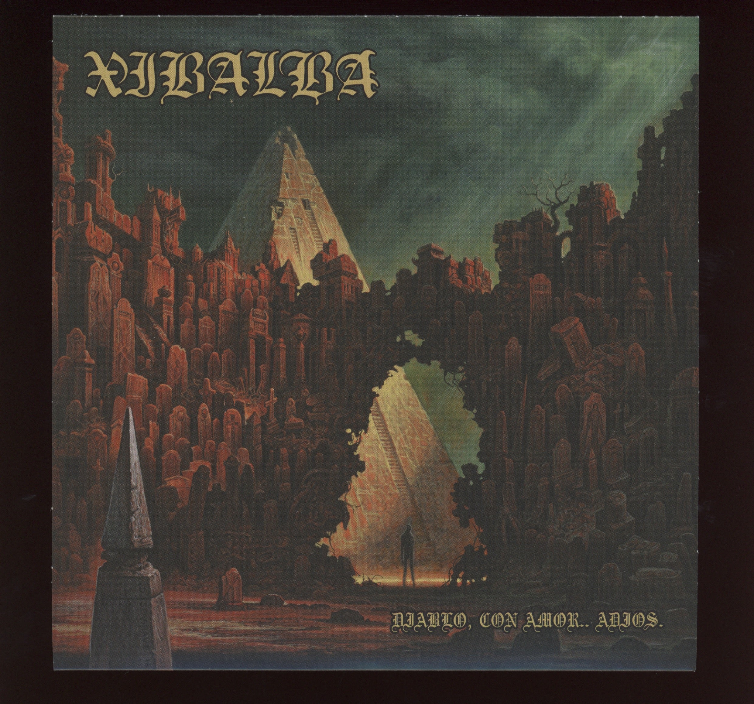 Xibalba - Diablo, Con Amor.. Adios. on Closed Casket Activities Electric Blue 7"