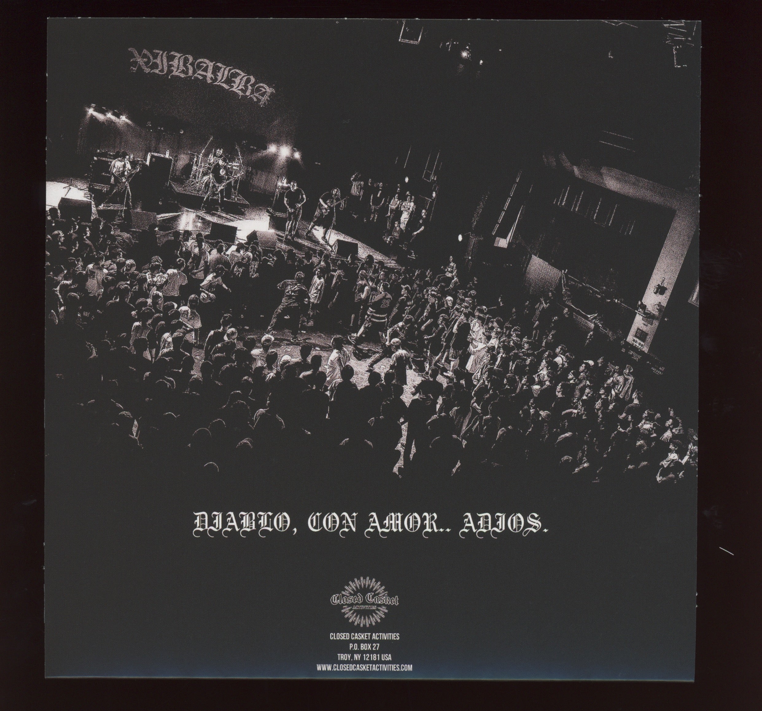 Xibalba - Diablo, Con Amor.. Adios. on Closed Casket Activities Bronze with Copper Splatter 7"